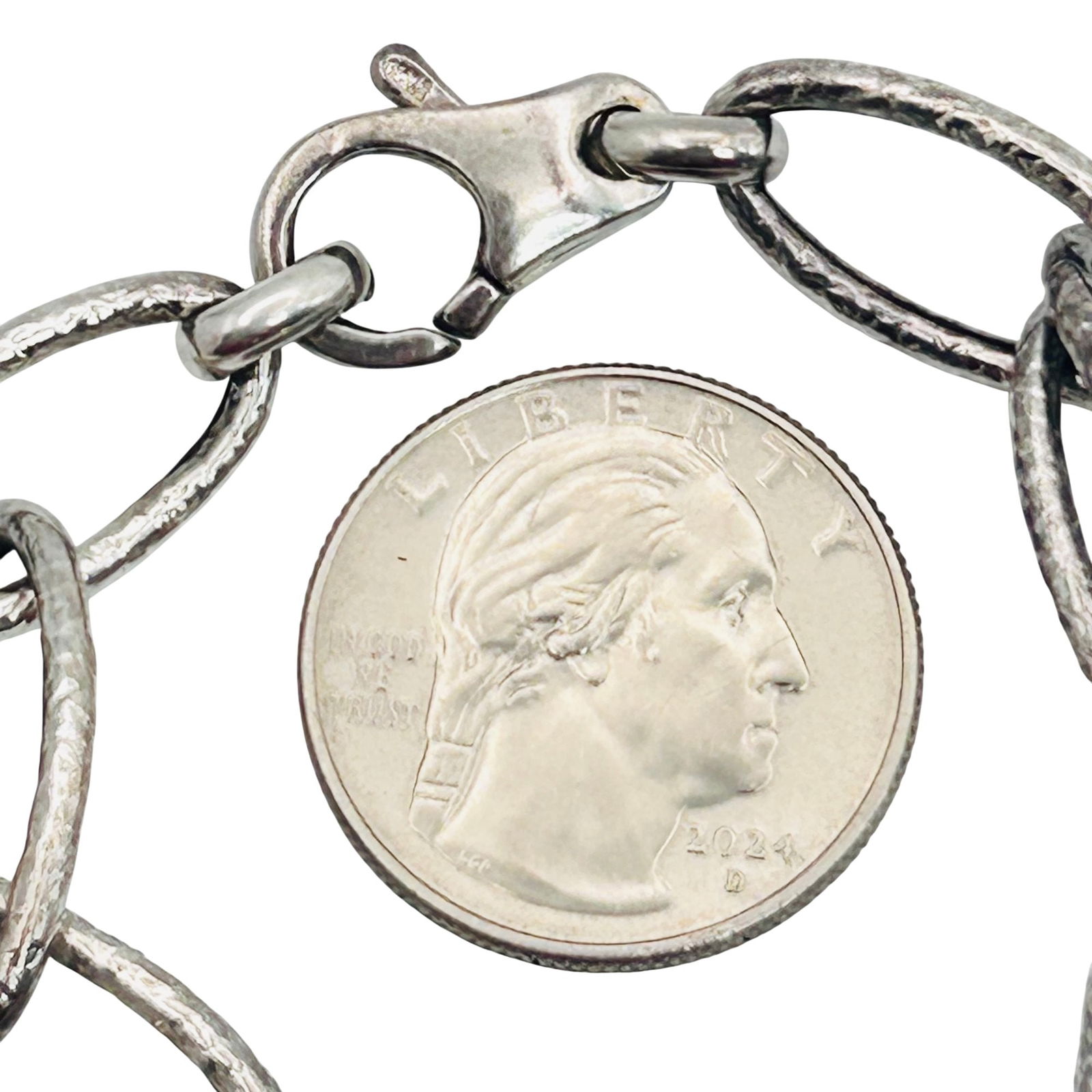 Sterling Multi Link Chain Bracelet - 4