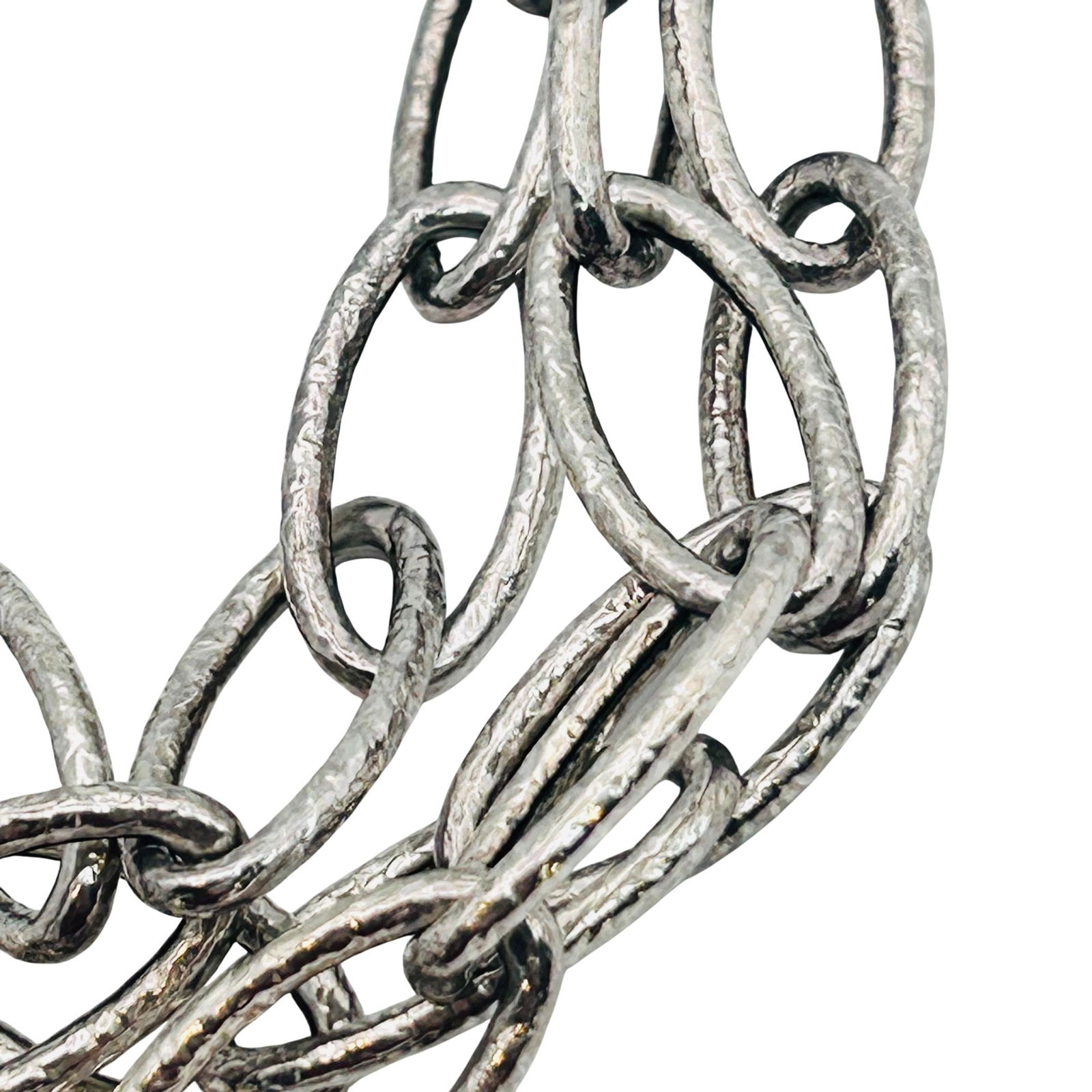 Sterling Multi Link Chain Bracelet - 6