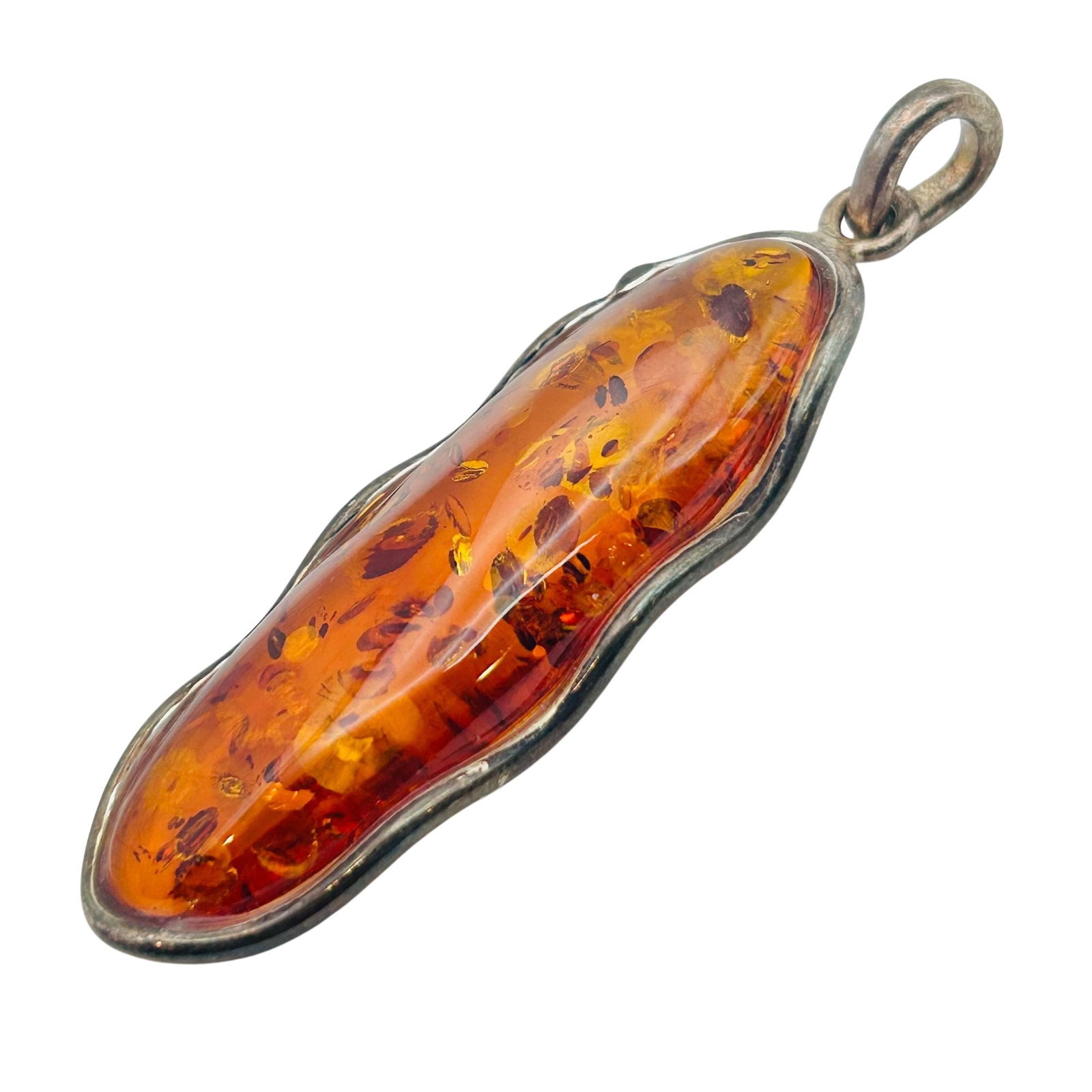 Sterling Amber Pendant (1 of 6)