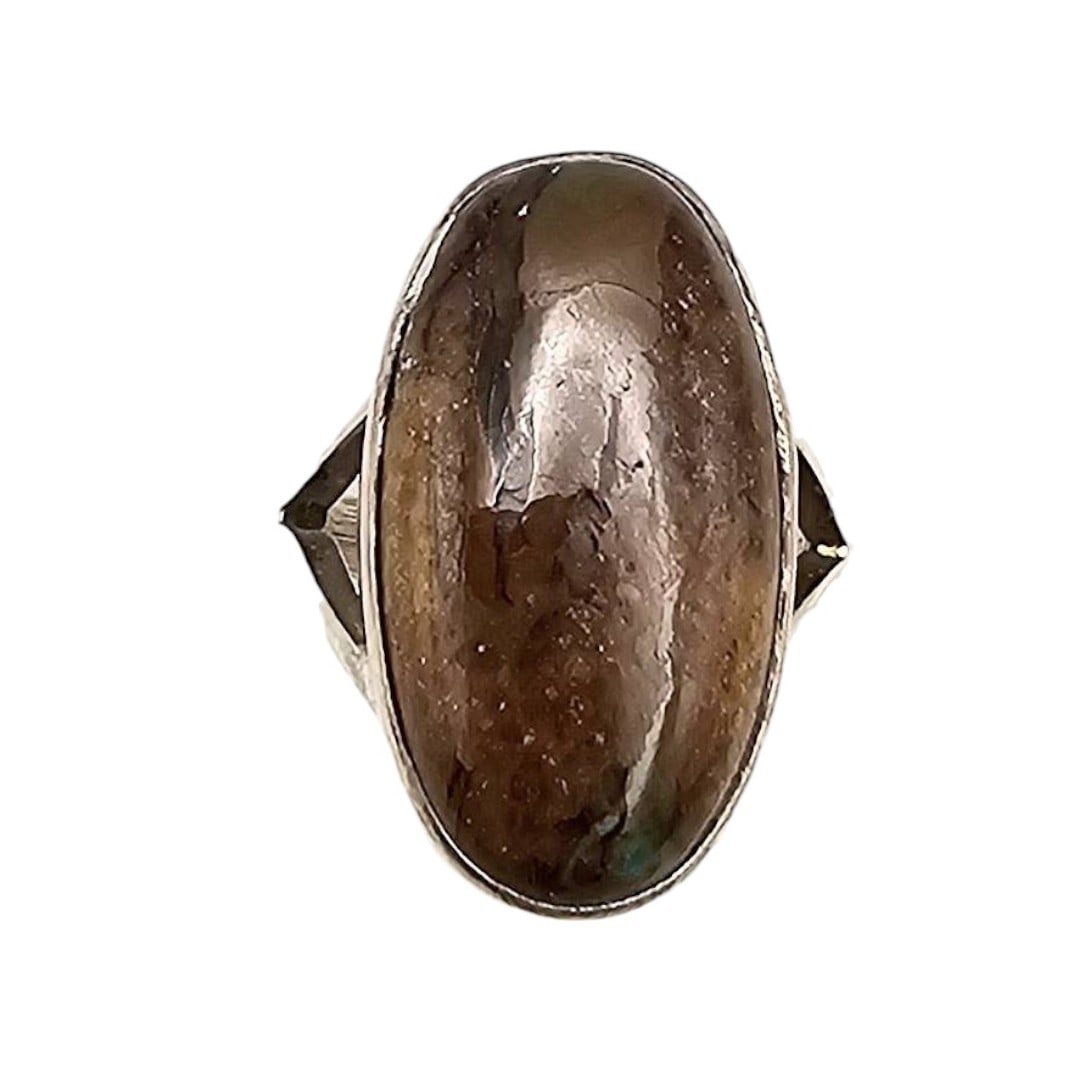 Jerold Francisco Navajo Handmade Sterling Silver Turquoise Ring Size 6 (1 of 4)