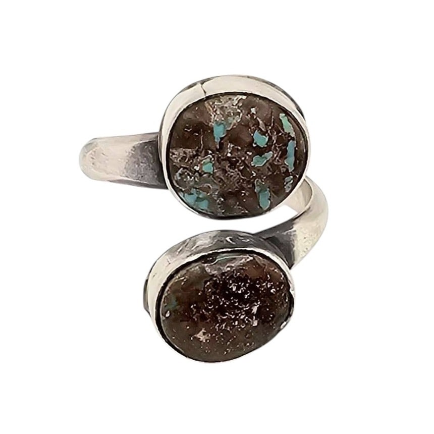 Eli Skeets Navajo Royston Turquoise Adjustable Ring (1 of 4)