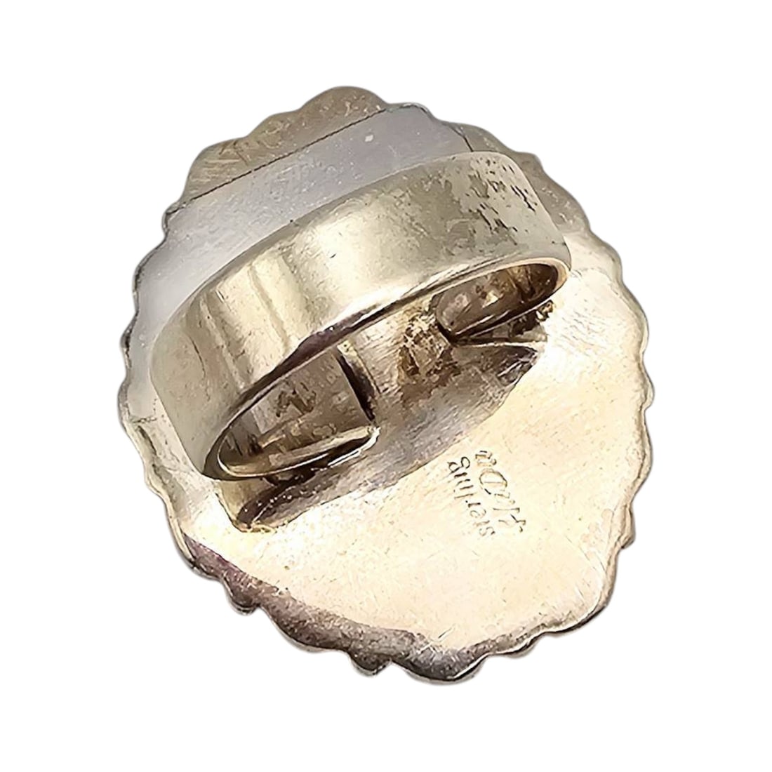 HADA Collection Multi-Stone Adjustable Sterling Silver Ring - 4