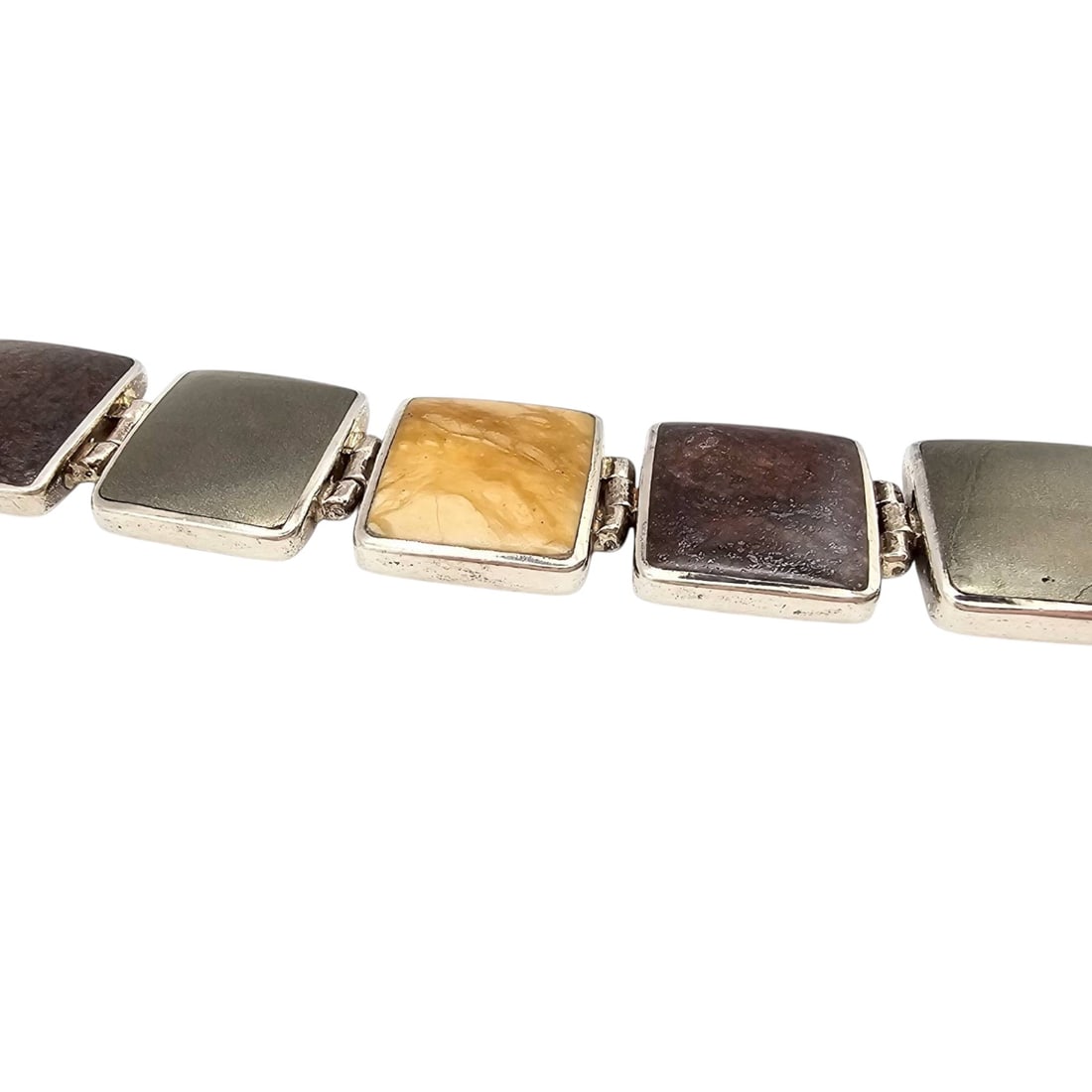 Silpada Sterling Silver Multi-Stone Toggle Bracelet - 2