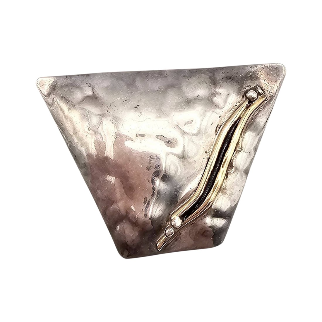 Southwestern Barse Sterling Silver Pendant: Southwestern Barse Sterling Silver Pendant, 5.7g