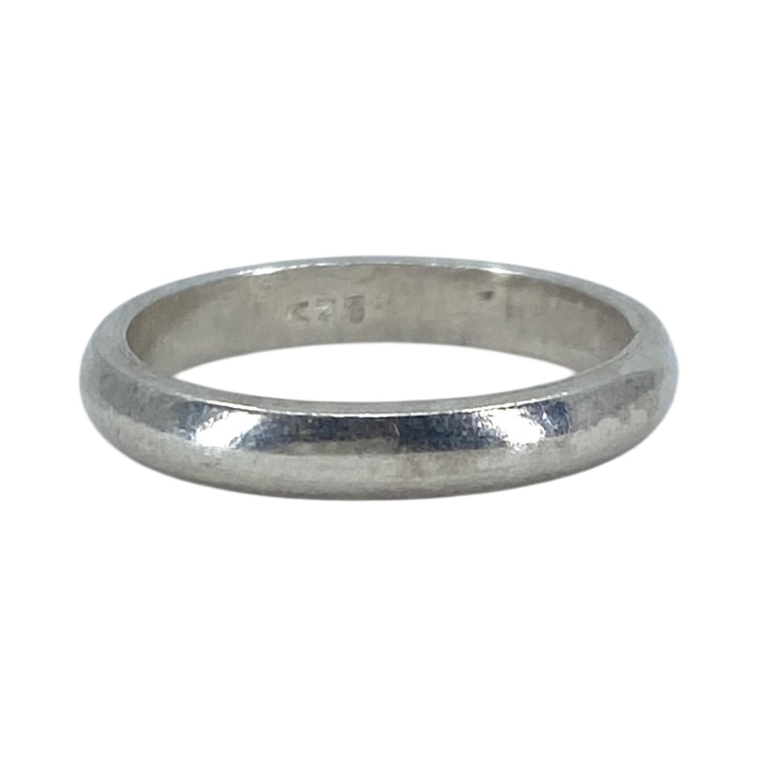 Sterling Simple Band 2.24g sz 4.75: Sterling Simple Band 2.24g sz 4.75 Engraved 925