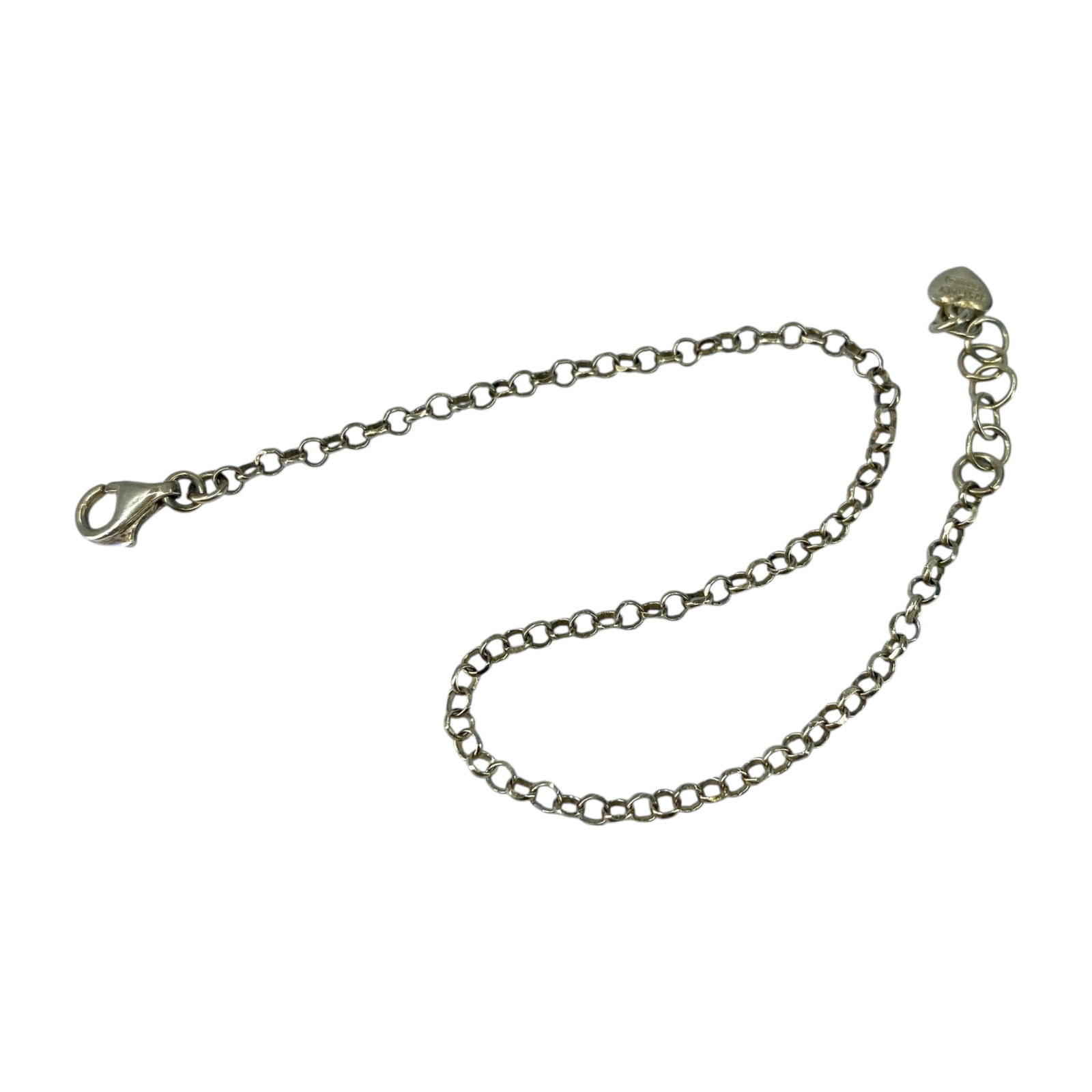 Signed Sterling Cable Chain Bracelet 2.3g (1 of 5)