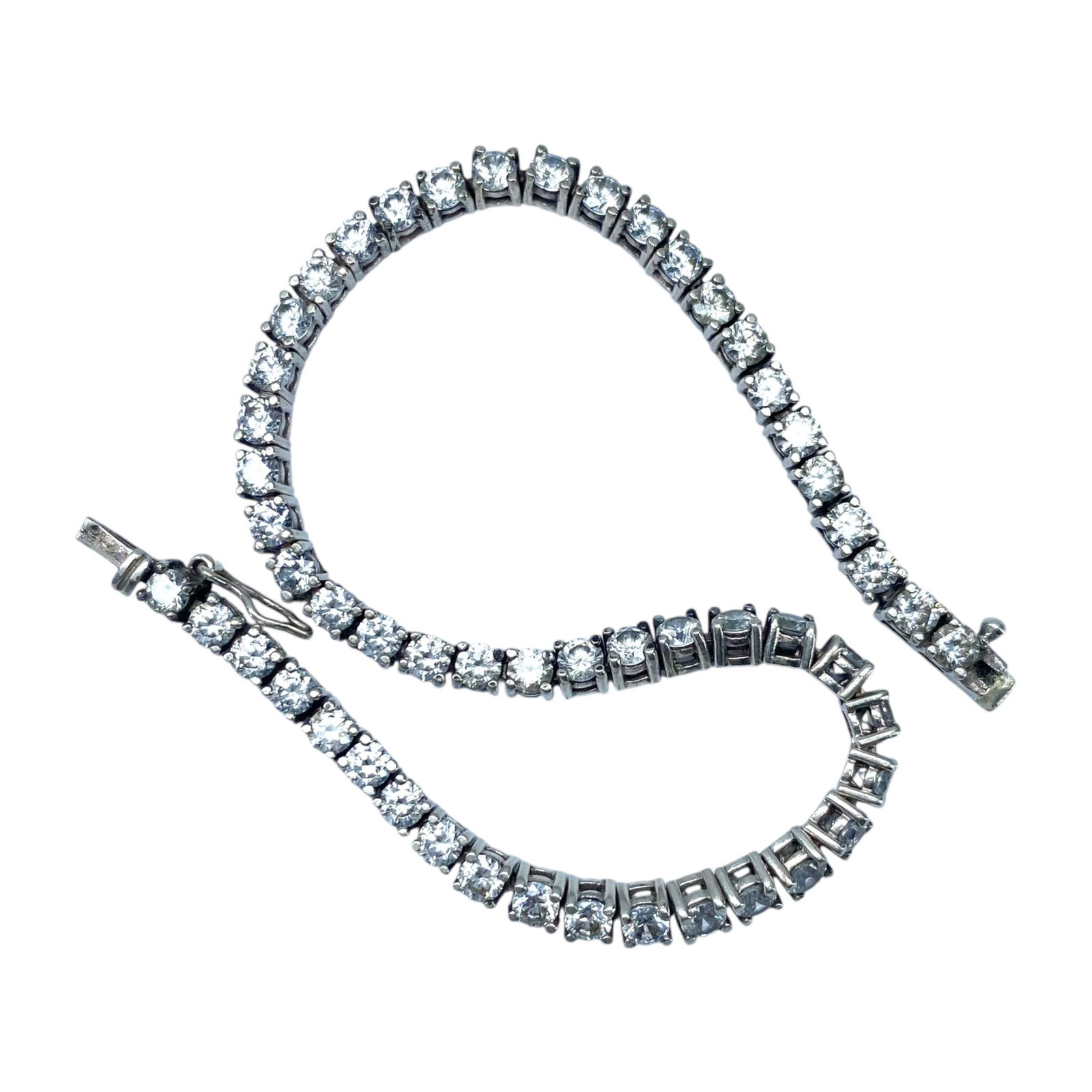 Ross Simons CZ Tennis Bracelet 10g (1 of 5)