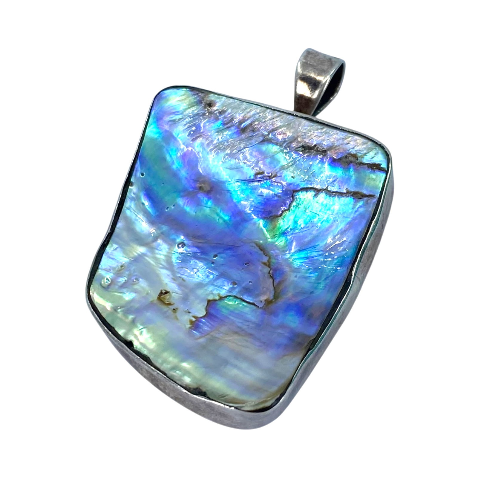 Sterling Mother of Pearl Oversized Pendant 15g (1 of 4)
