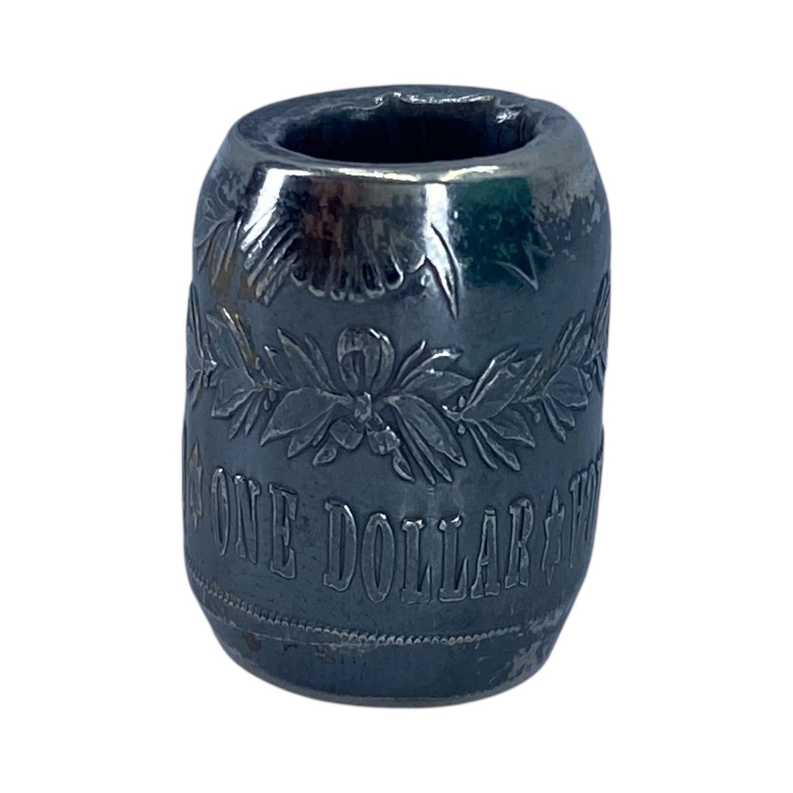 Silver One Dollar Coin Chunky Charm 23g: Silver One Dollar Coin Chunky Charm 23g