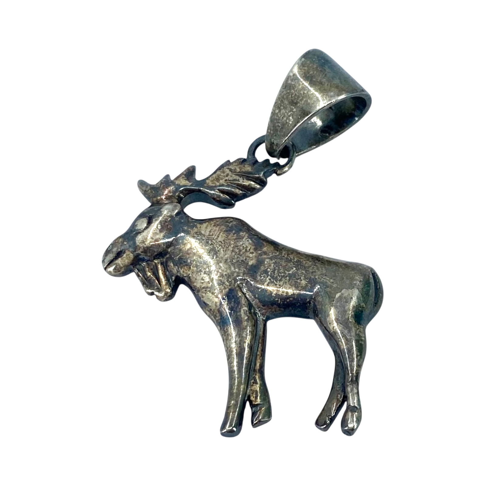 Sterling Reindeer Pendant 10.2g (1 of 3)