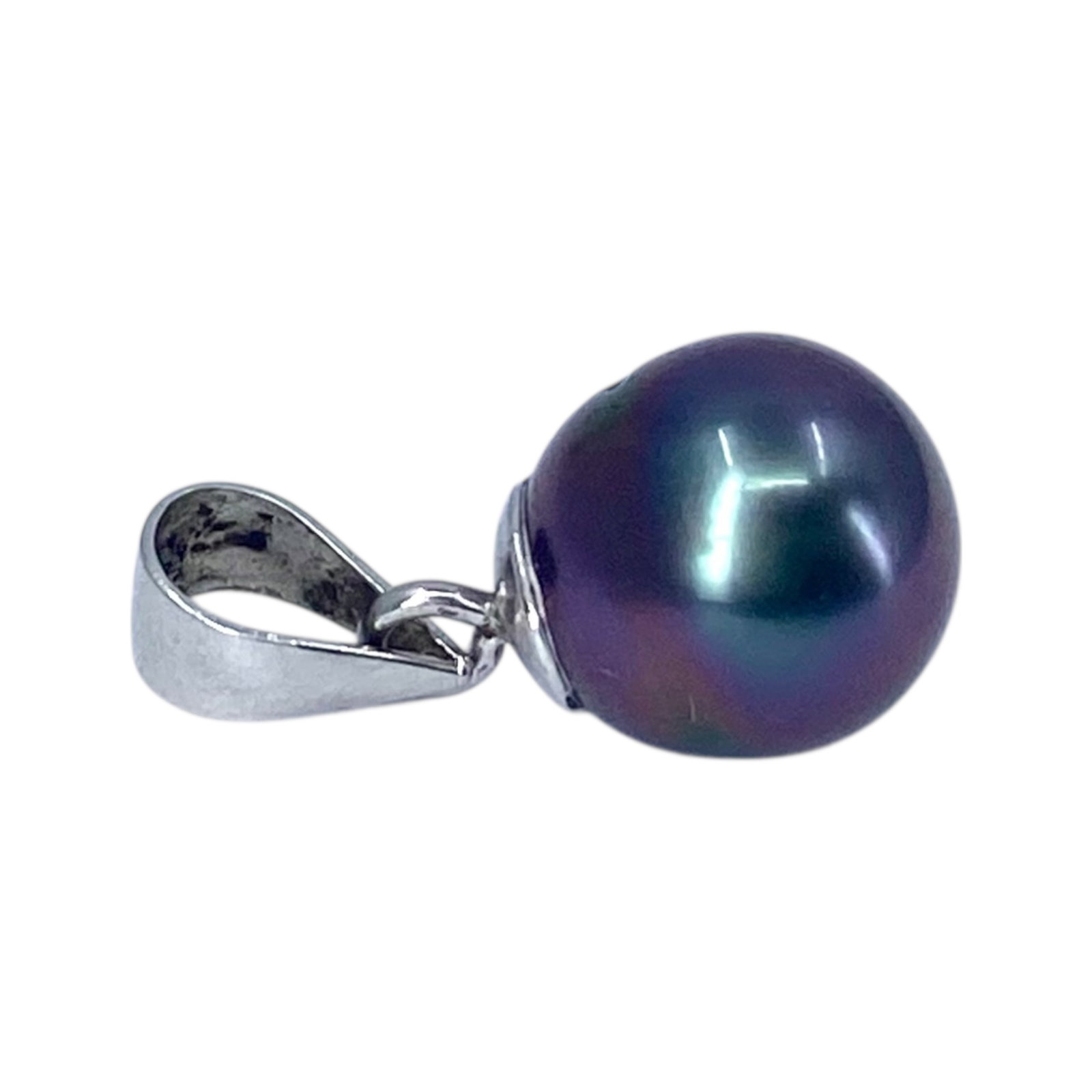 Sterling Pearl Drop Pendant 1g: Sterling Pearl Drop Pendant 1g