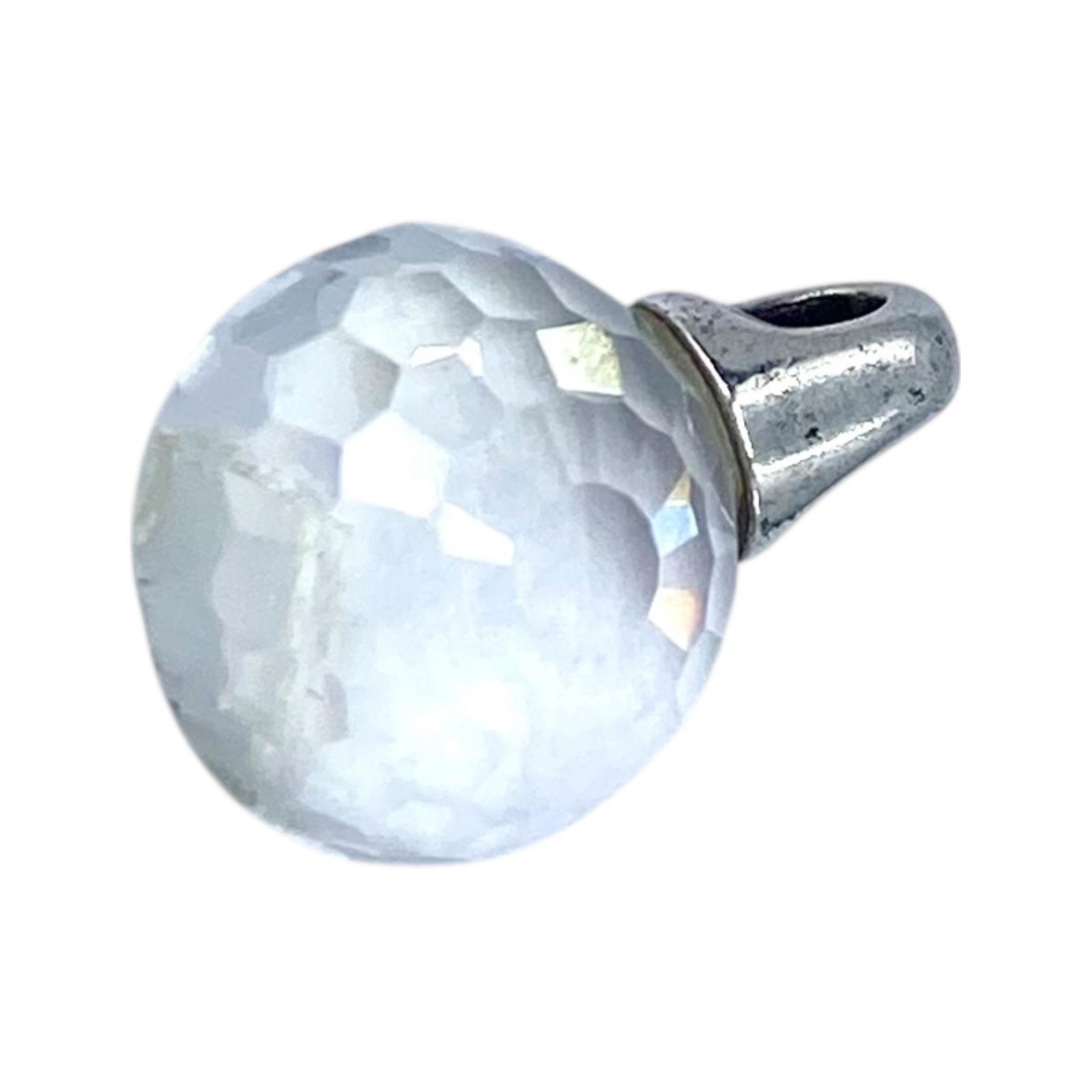 Sterling Glass Half Globe Pendant 1g (1 of 3)