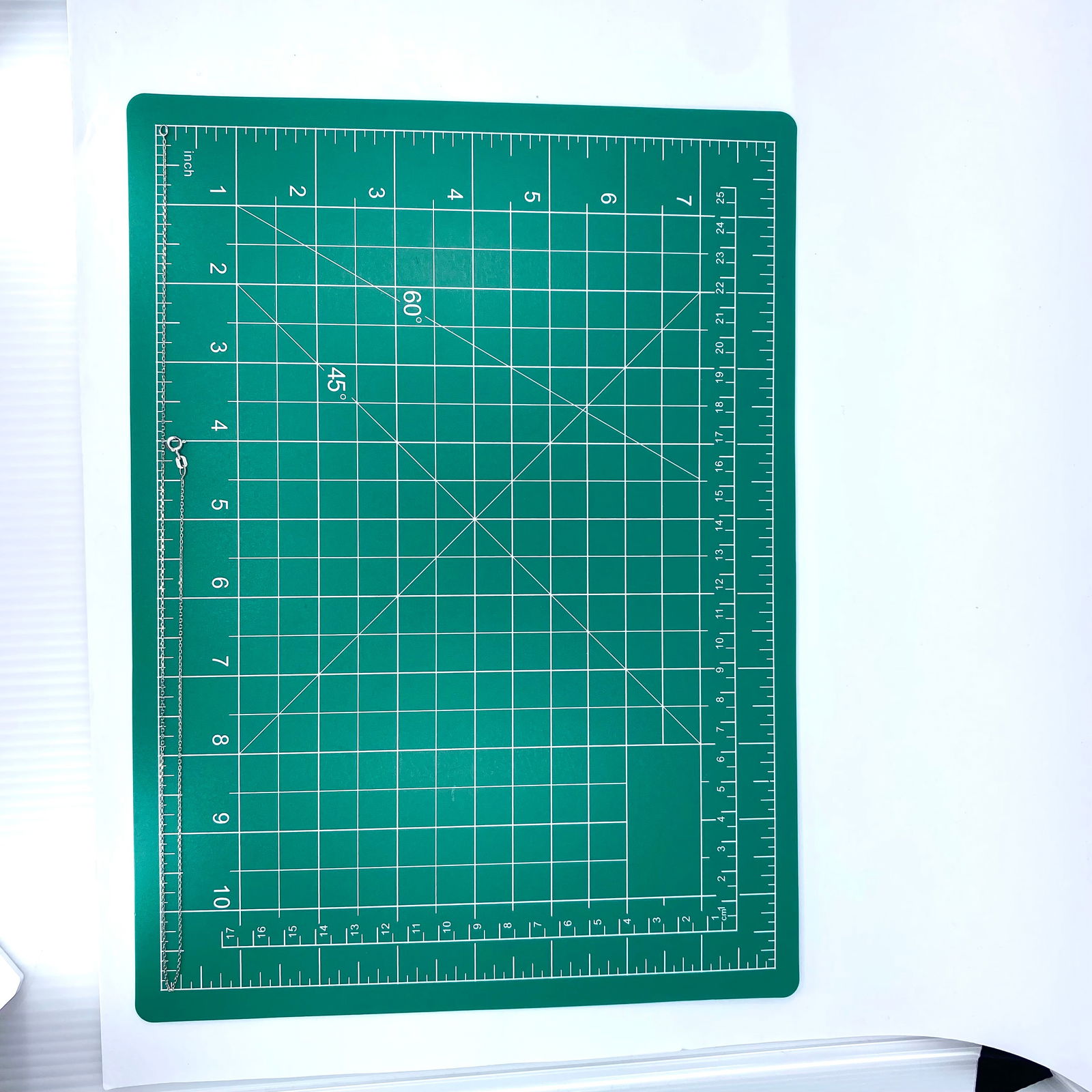 Signed Sterling Squared Cable Chain 1.3g - 4