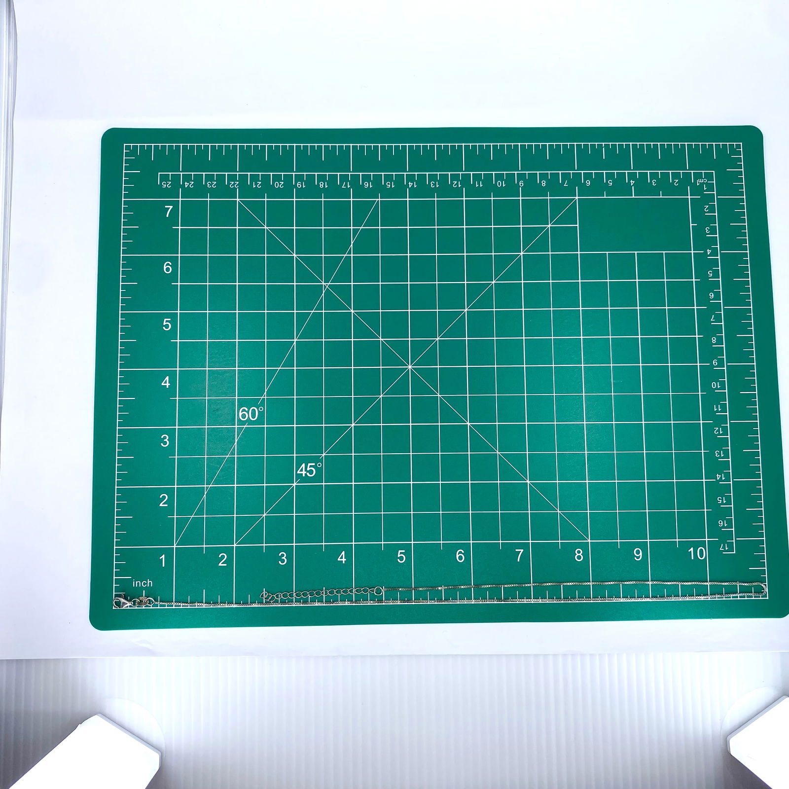 Signed Sterling Box Chain 2.3g - 4