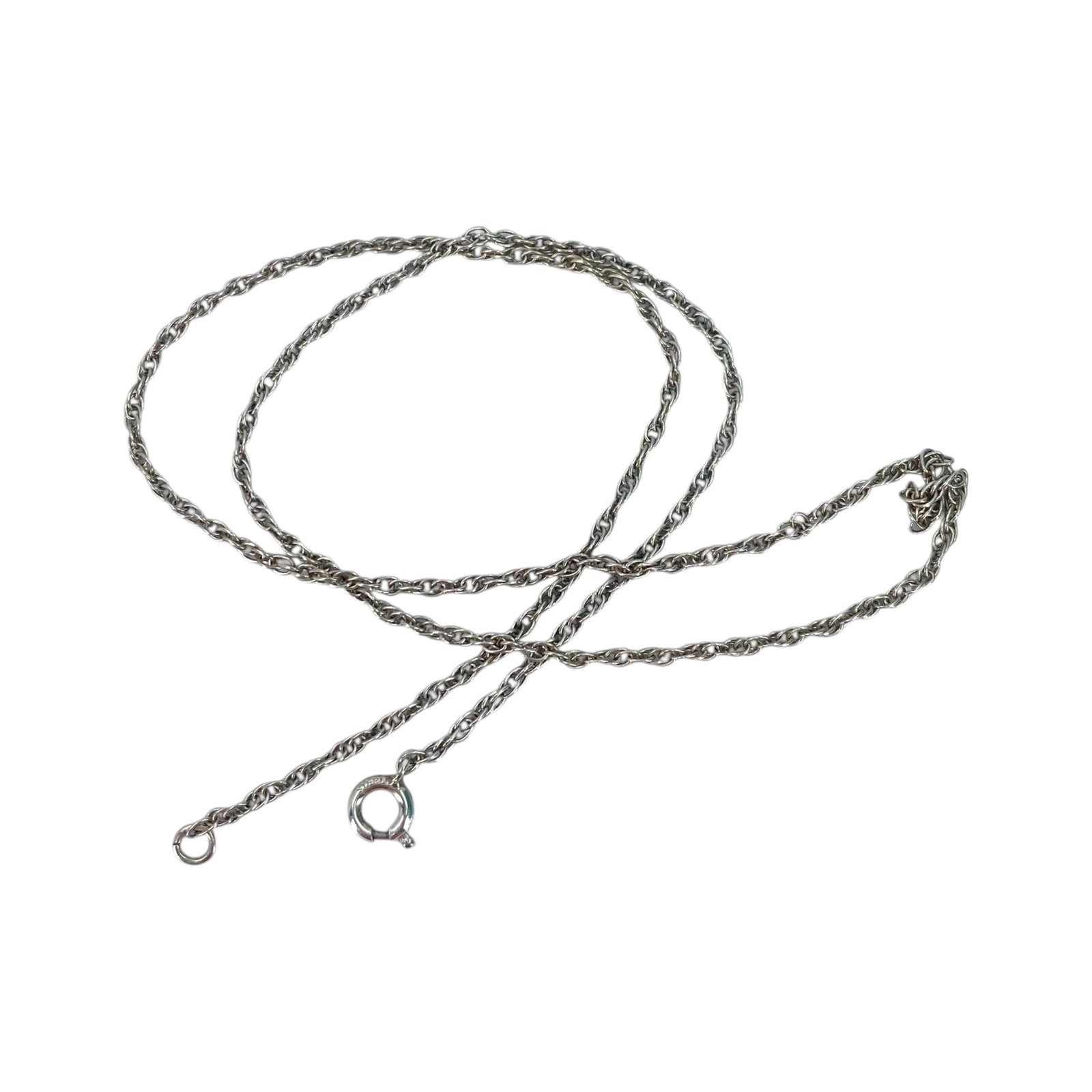 Sterling Singapore Chain 3.2g: Sterling Singapore Chain 3.2g 18in Engraved Ster