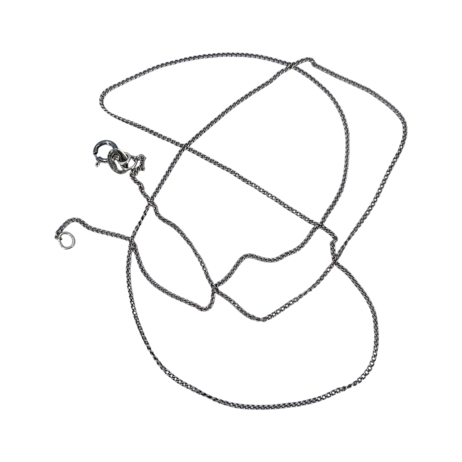 AVON Sterling Curb Chain 1.3g: AVON Sterling Curb Chain 1.3g 20in Engraved AVON 925