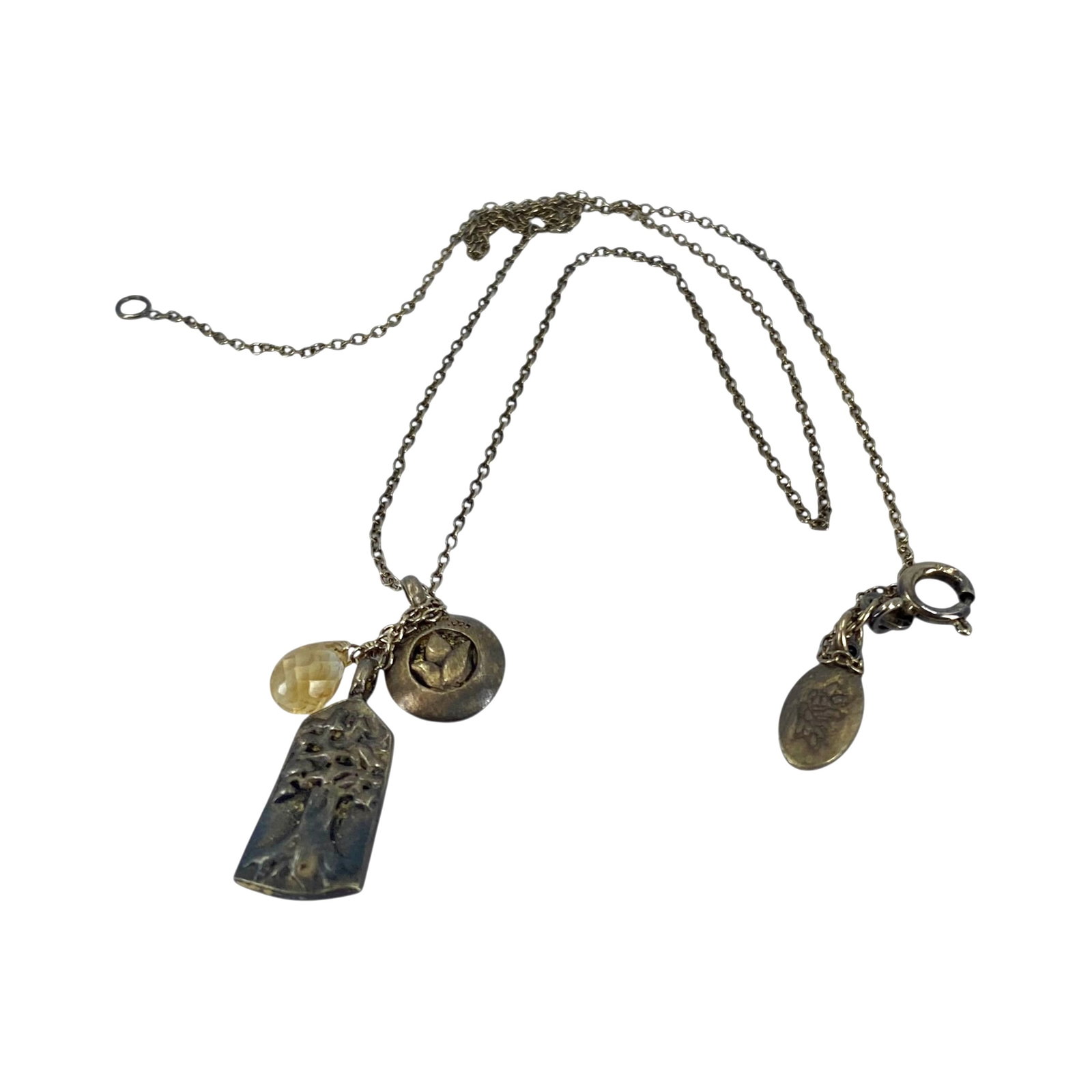 Satya Gold over Sterling 18in Cable Charm Necklace 5g (1 of 4)