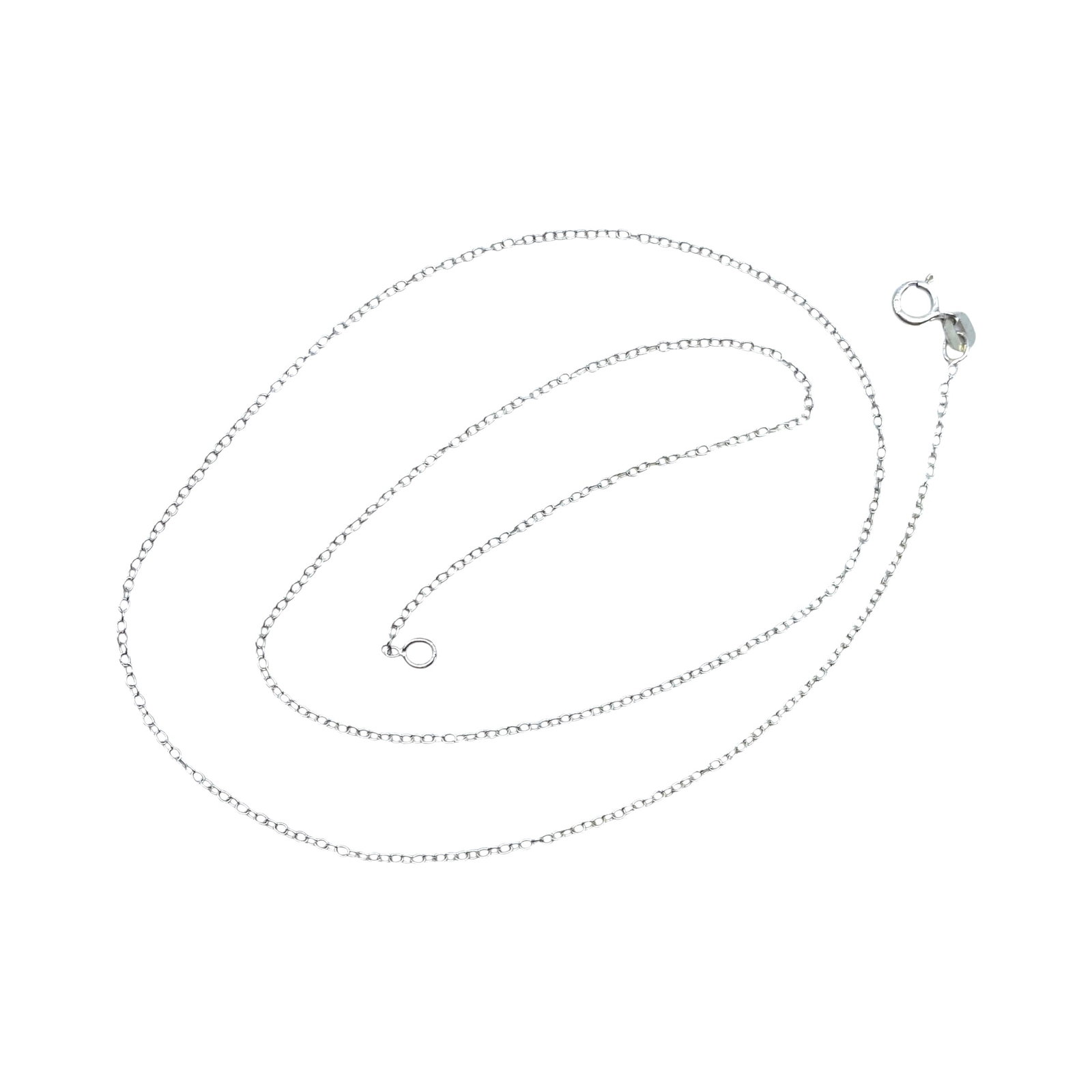 Sterling 18in Cable Chain 1g: Sterling 18in Cable Chain 1g Engraved Thailand 925 SU