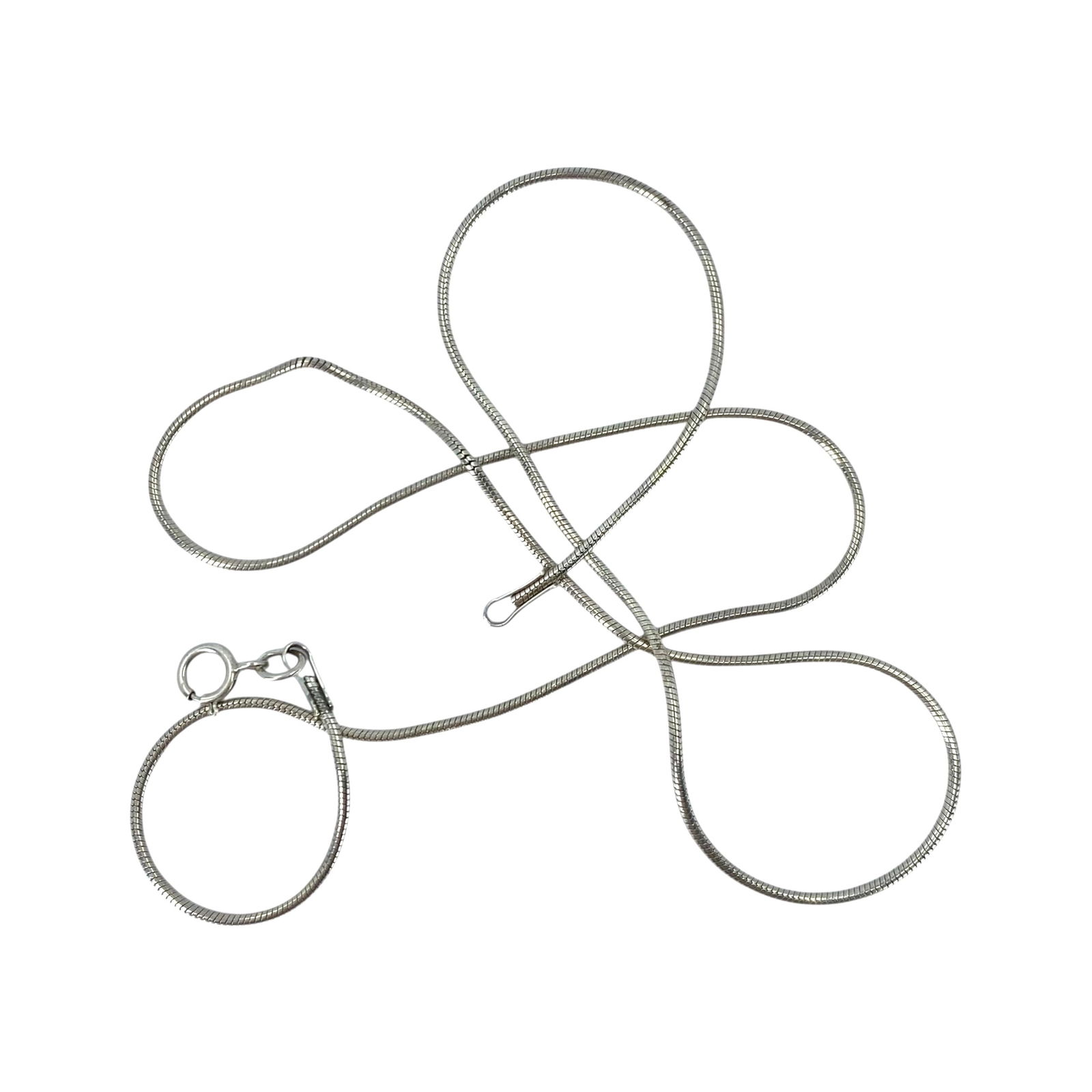 Signed Sterling 16.5in Snake Chain 3.2g: Signed Sterling 16.5in Snake Chain 3.2g Engraved PC 925