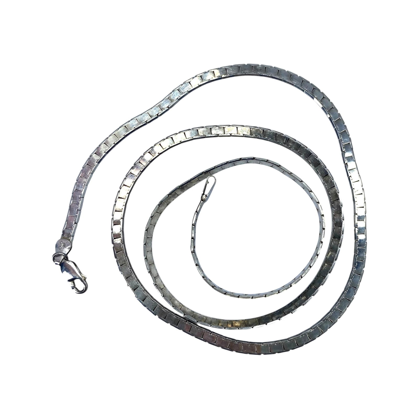 Signed Italian Sterling 24in Presidential Chain 20g: Signed Italian Sterling 24in Presidential Chain 20g Engraved IBB in circles 925 Italy