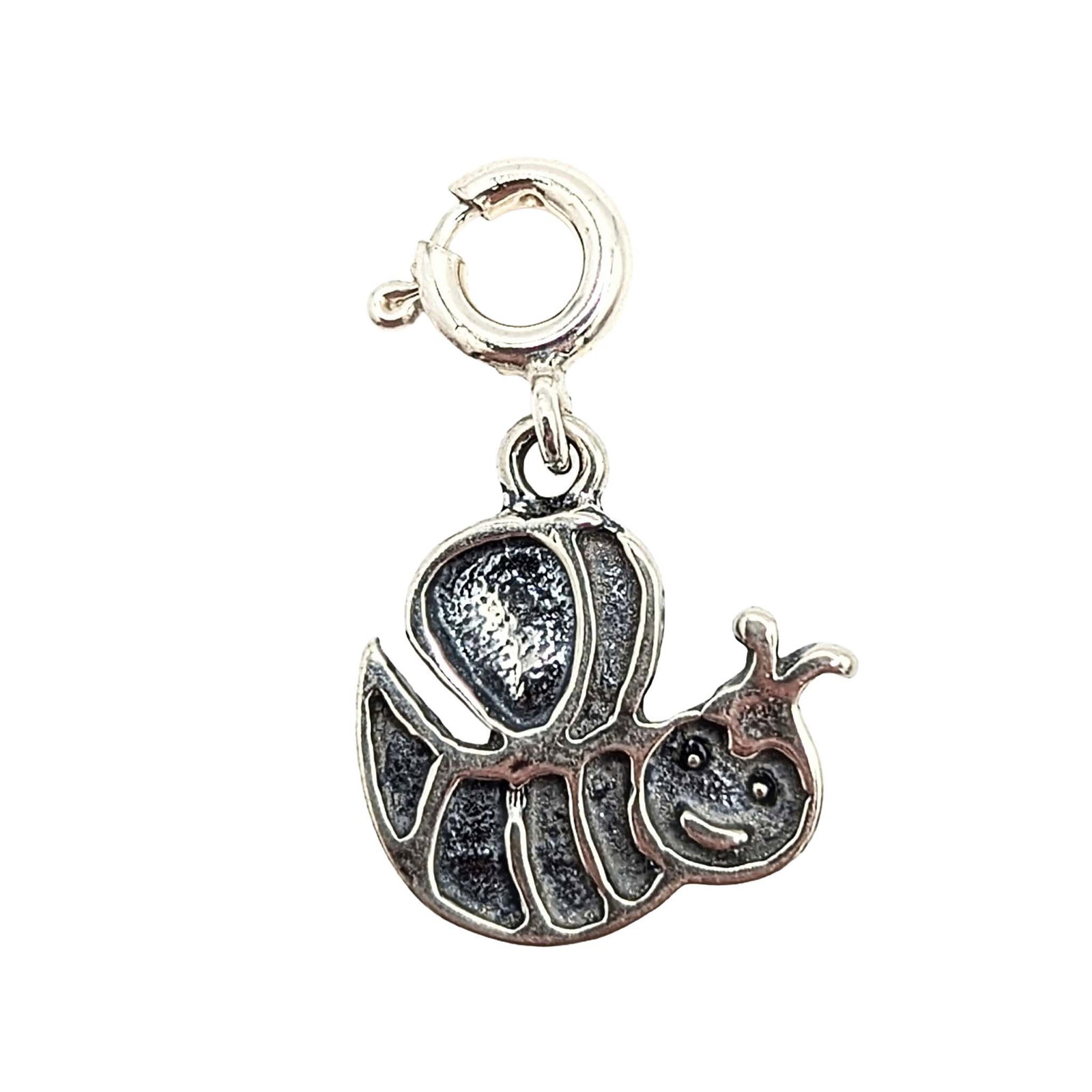 Native Made Sterling Silver Bumble Bee Charm: Native Made Sterling Silver Bumble Bee Charm 1.2g