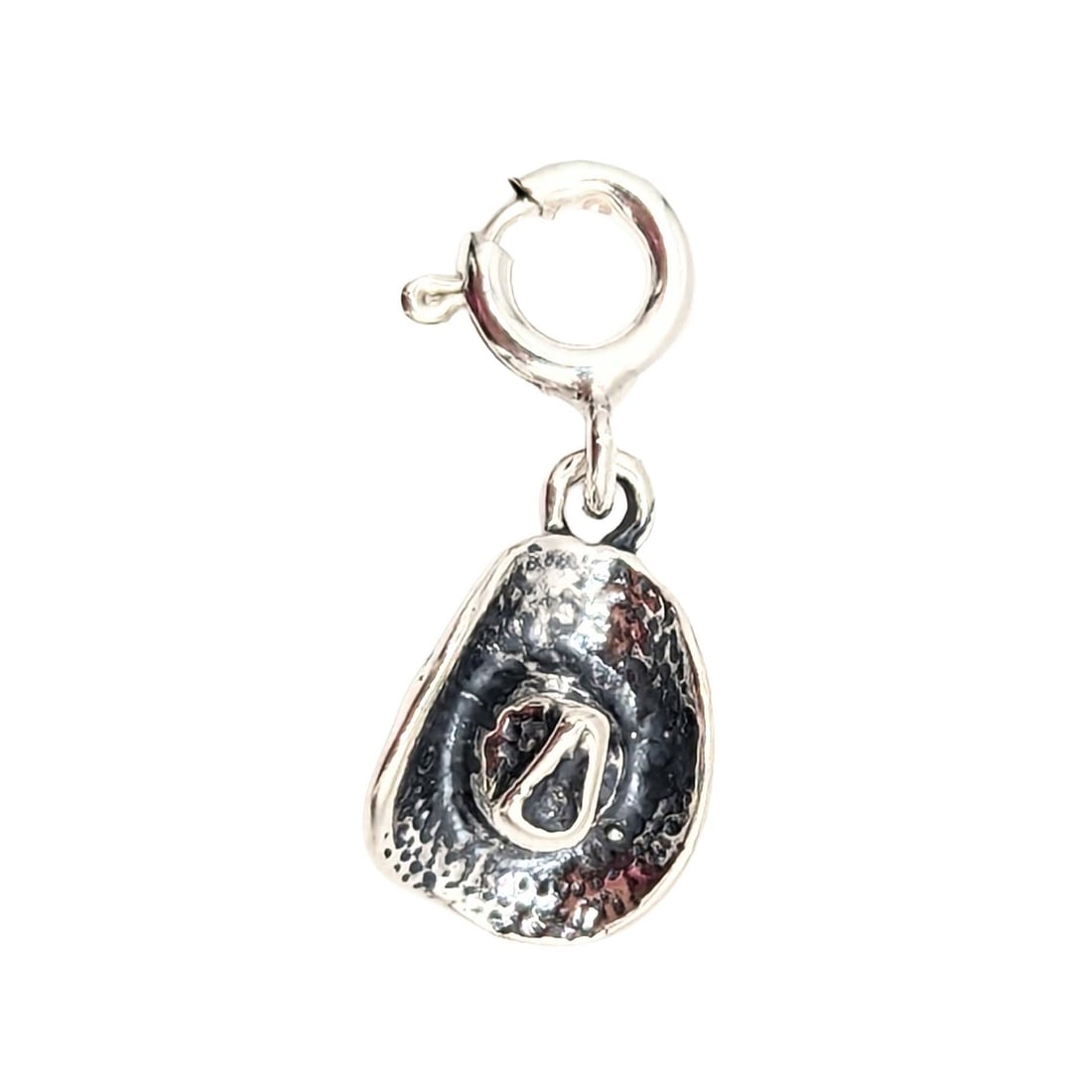 Native Made Sterling Silver Cowboy Hat Charm (1 of 5)