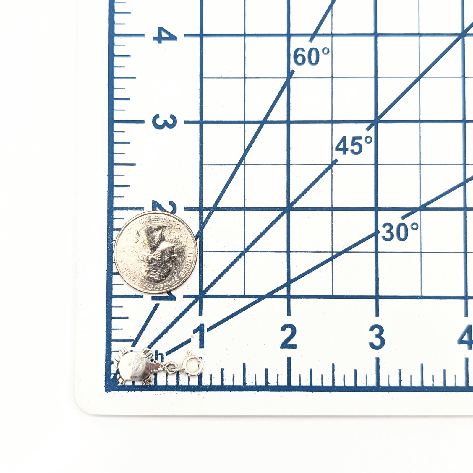 Native Made Sterling Silver Turtle Charm - 3