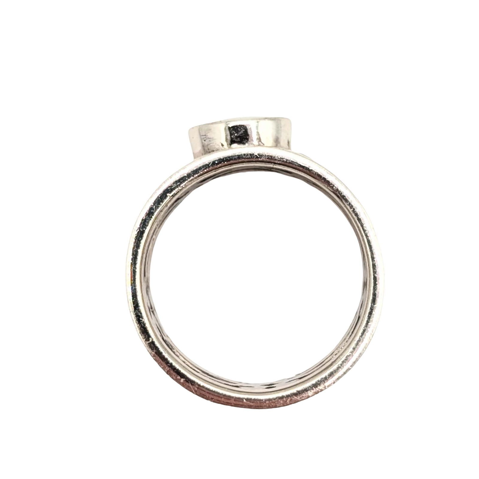 Sterling Silver Abalone Scroll Ring - 3