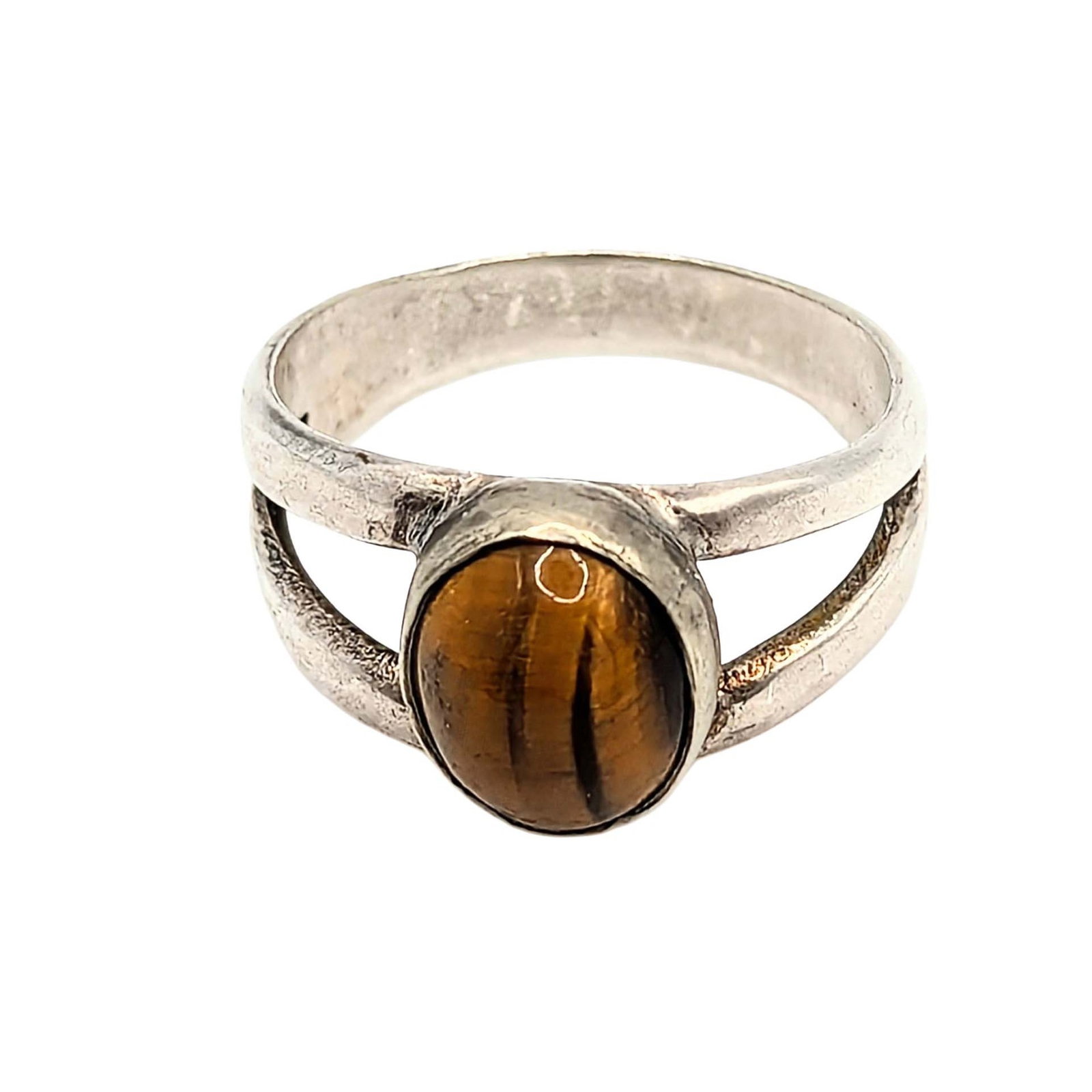 Sterling Silver Tigers Eye Ring (1 of 3)