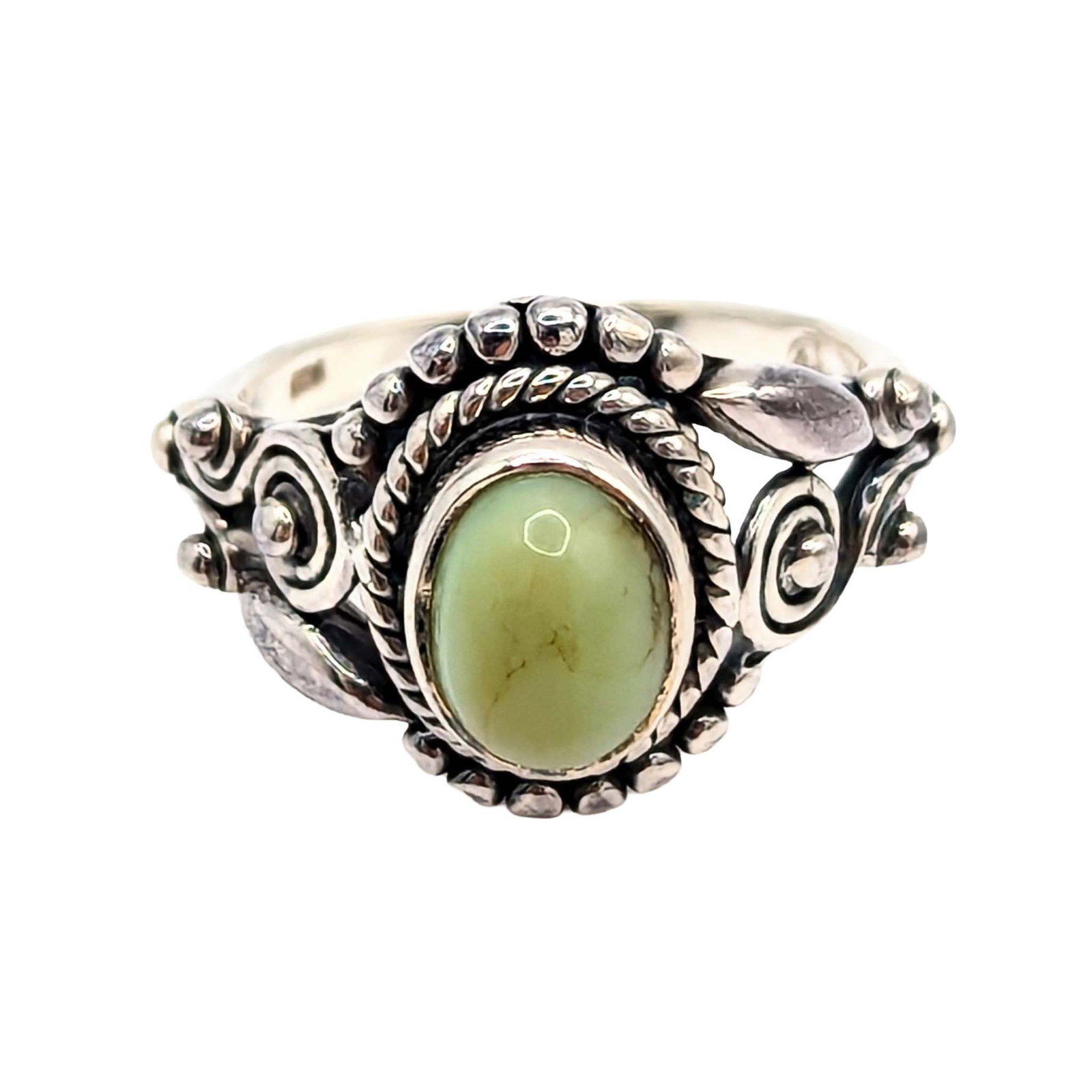 Sterling Silver Aryo Jade Ring (1 of 4)