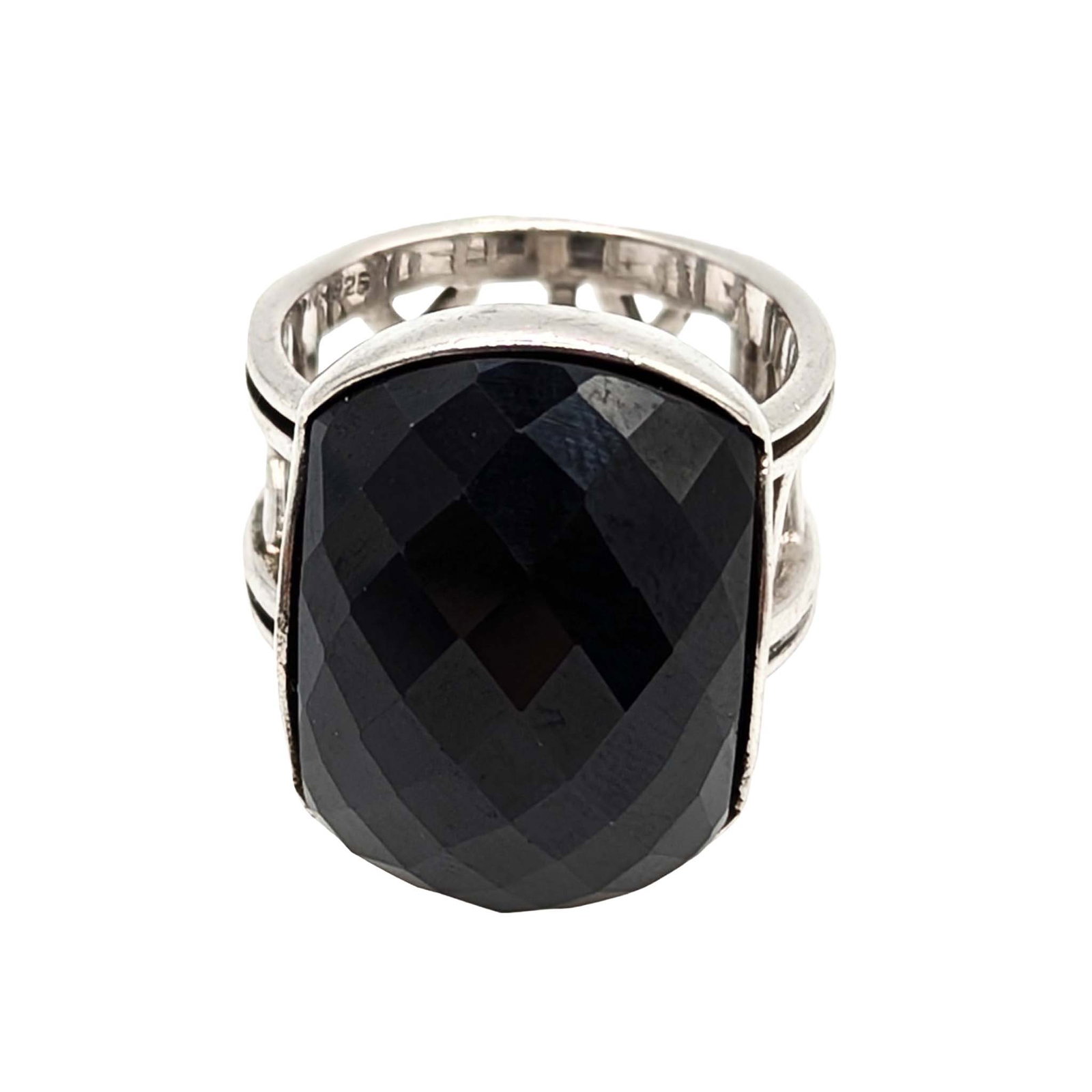 Sterling Silver Black Tourmaline Ring (1 of 3)