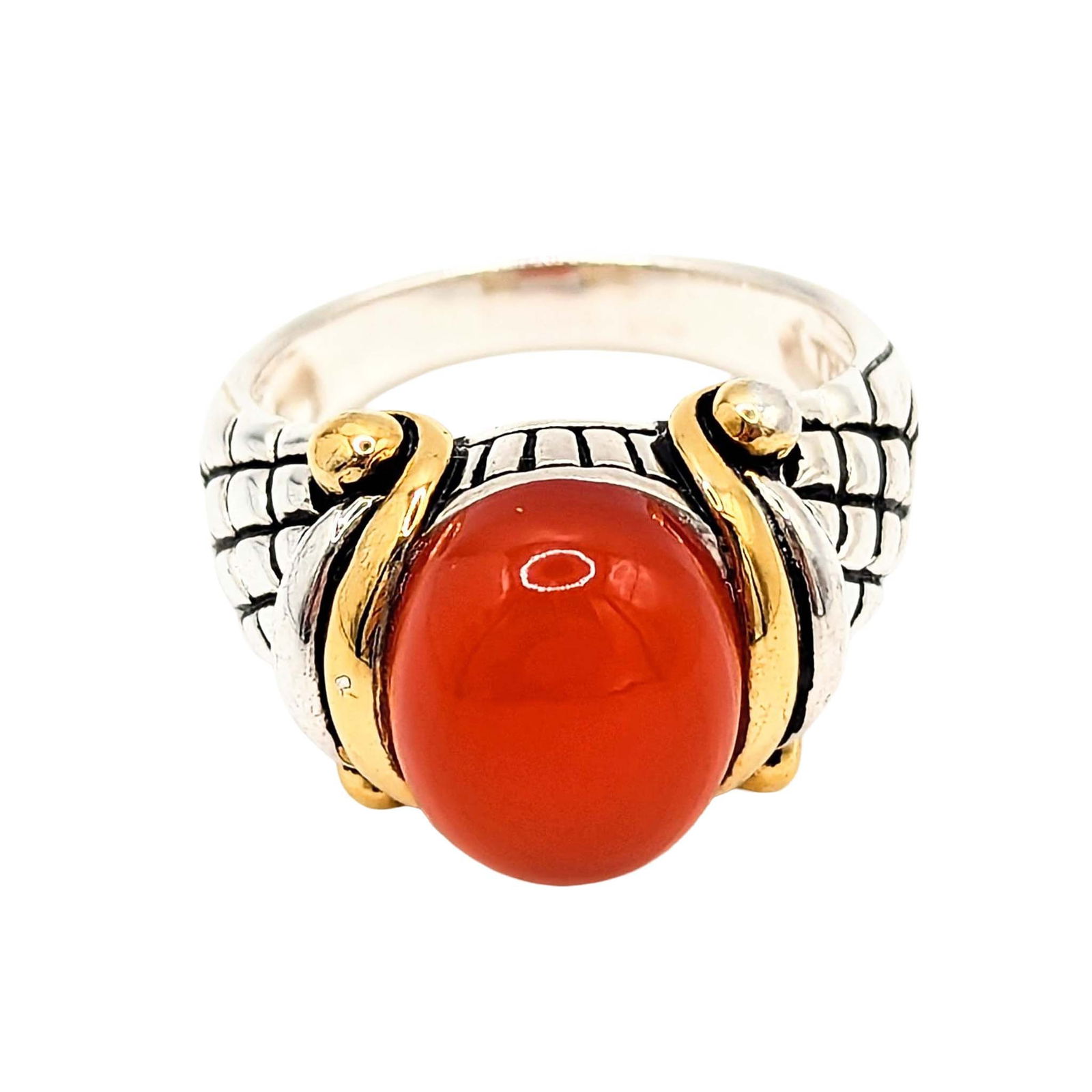 Sterling Silver Carnelian Ring (1 of 4)