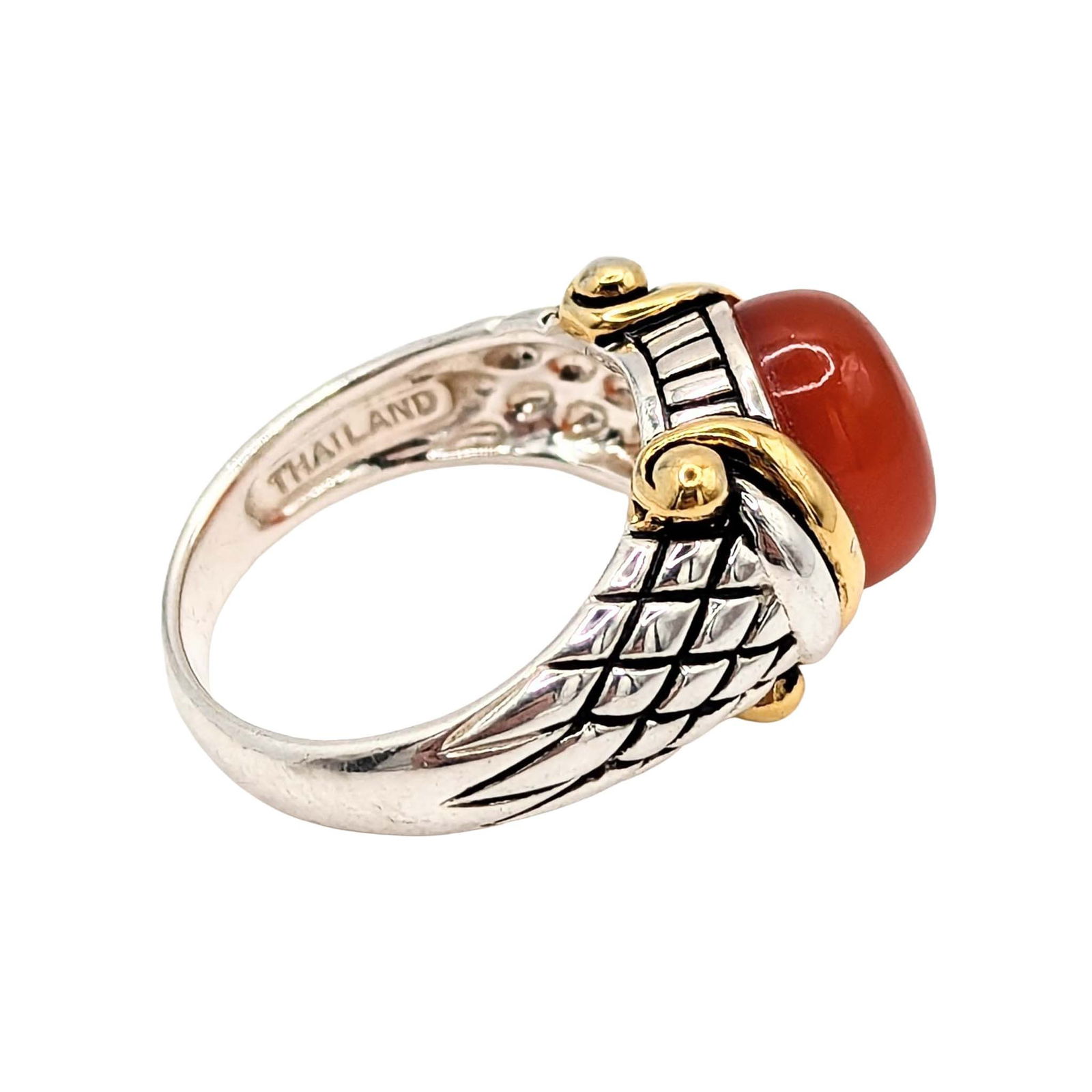Sterling Silver Carnelian Ring - 2