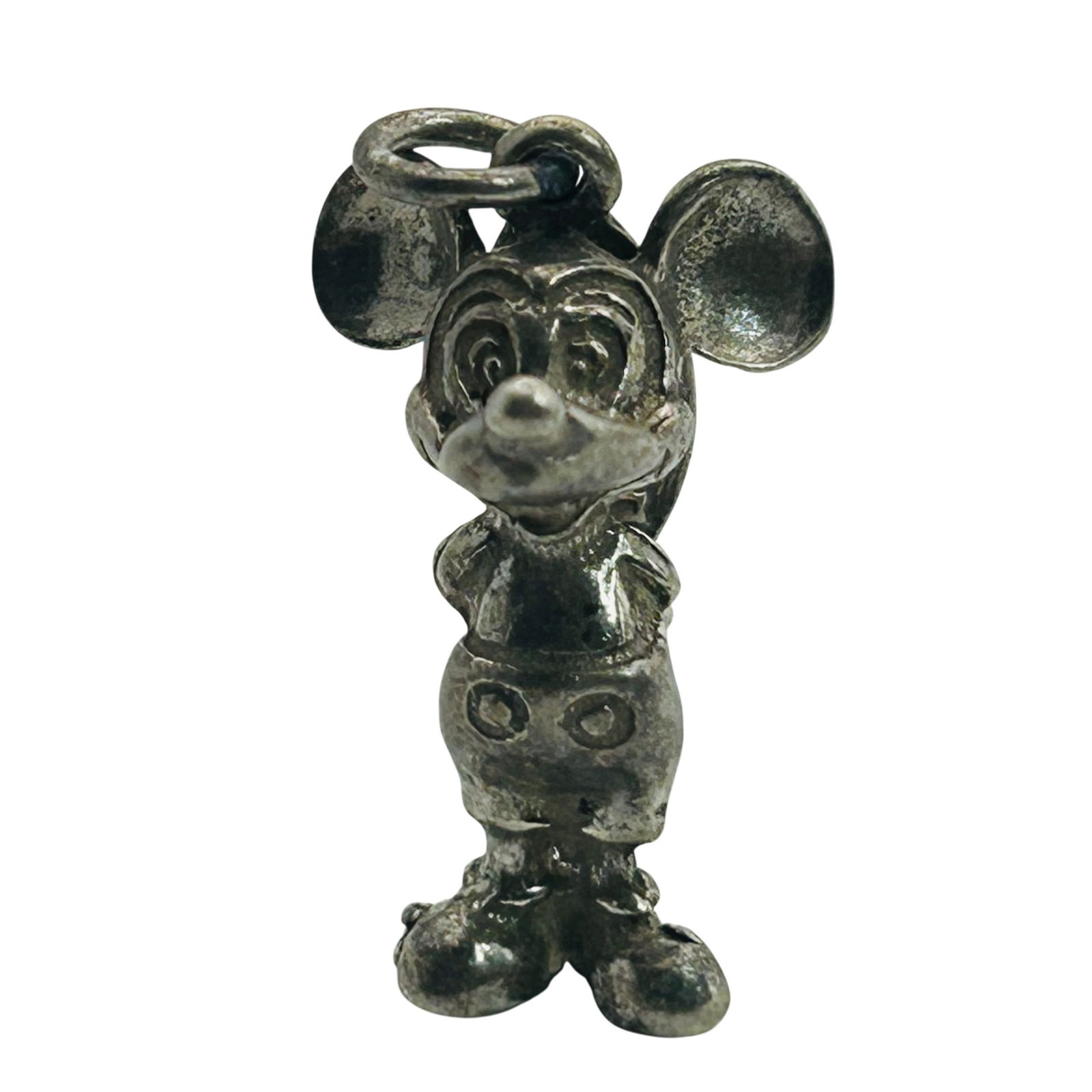 Walt Disney Production Sterling Mickey Charm: Walt Disney production Sterling Mickey charm. 4.50g