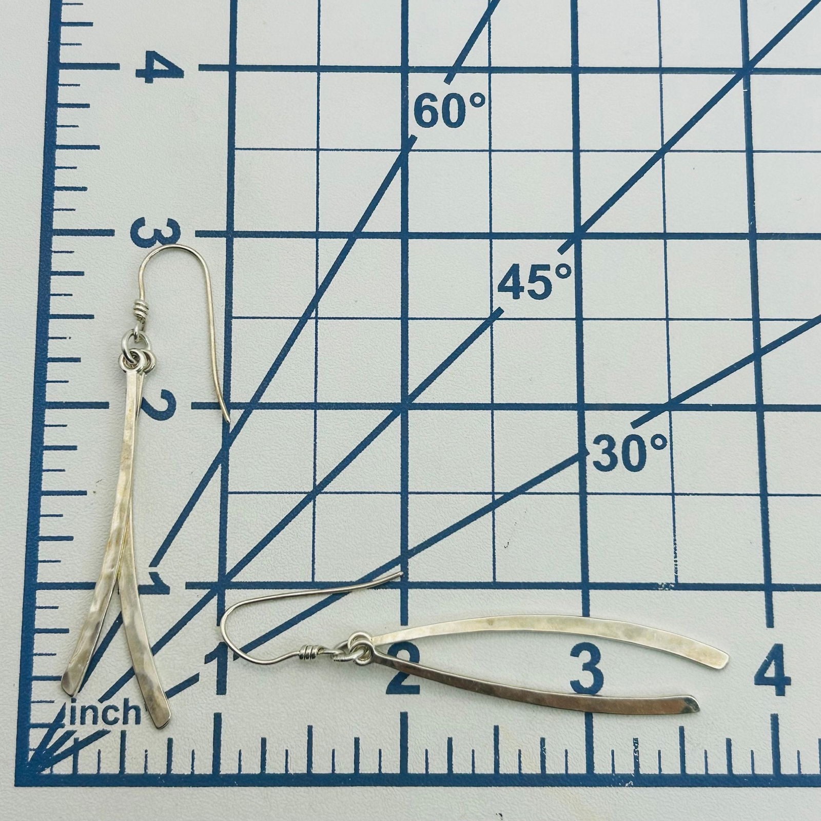 James Avery Sterling Hook Back Dangle Earrings - 2