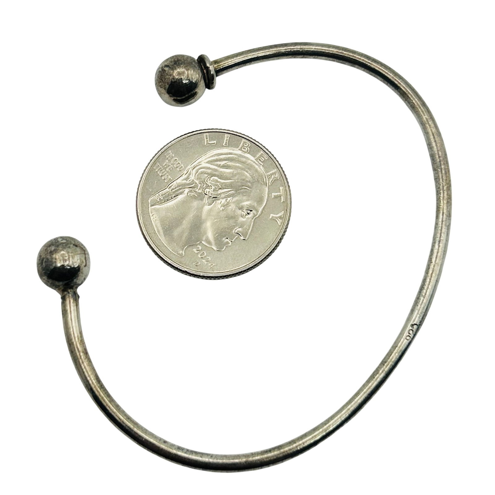 Sterling Cuff Bracelet - 3