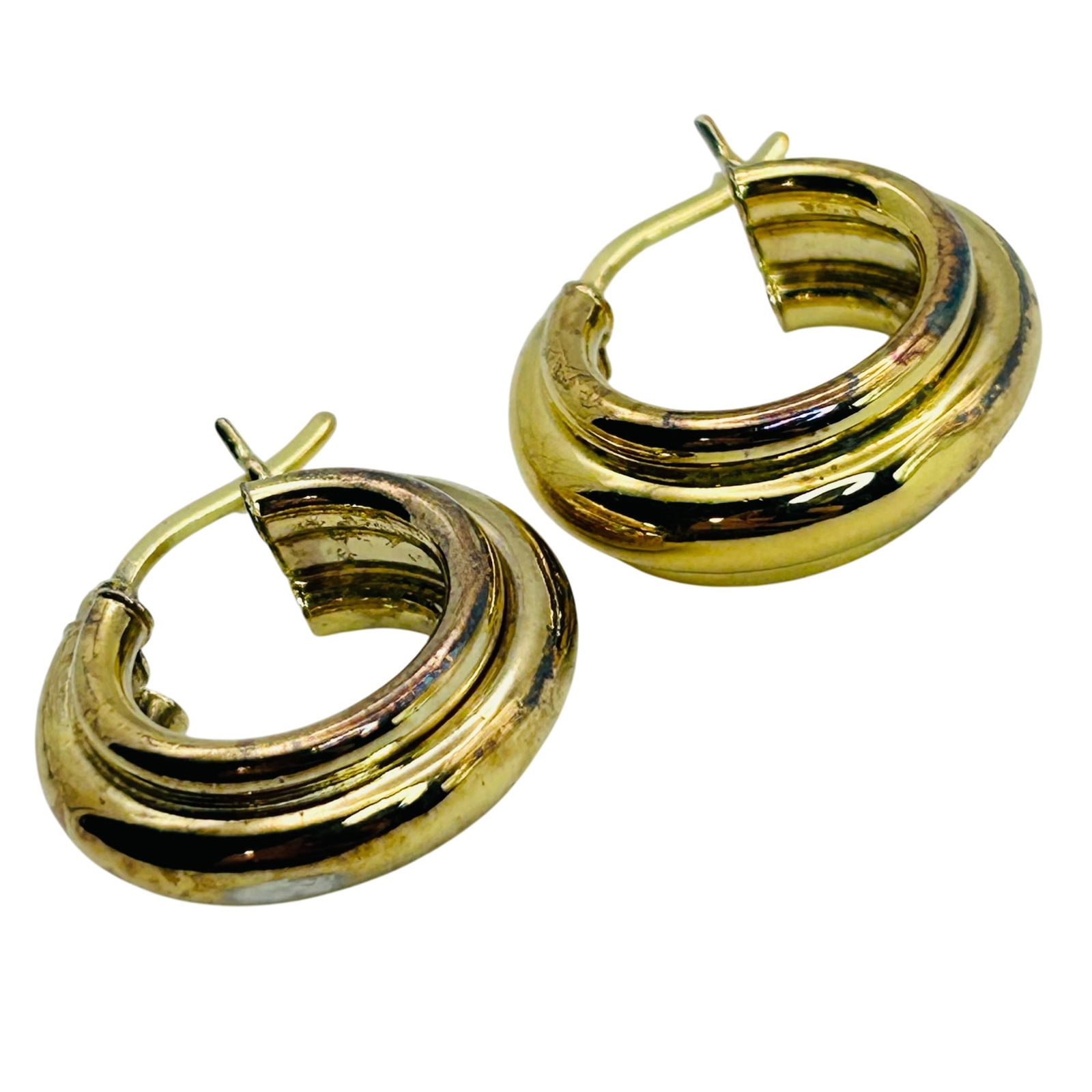 Sterling Hinge Hoop Earrings (1 of 7)