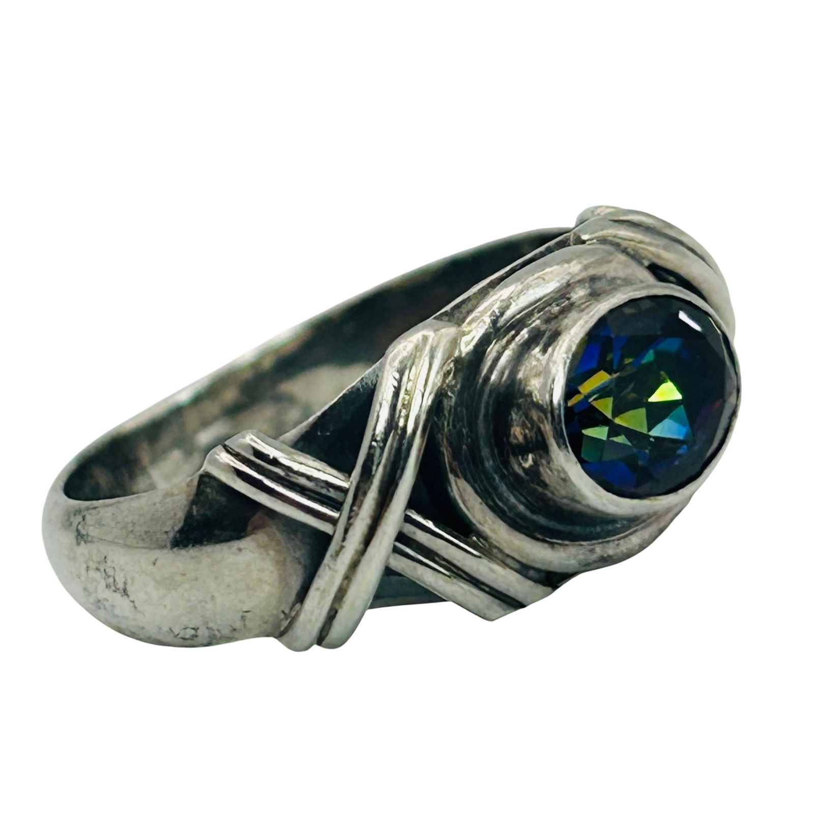 Sterling Topaz Ring. Size 8 (1 of 7)