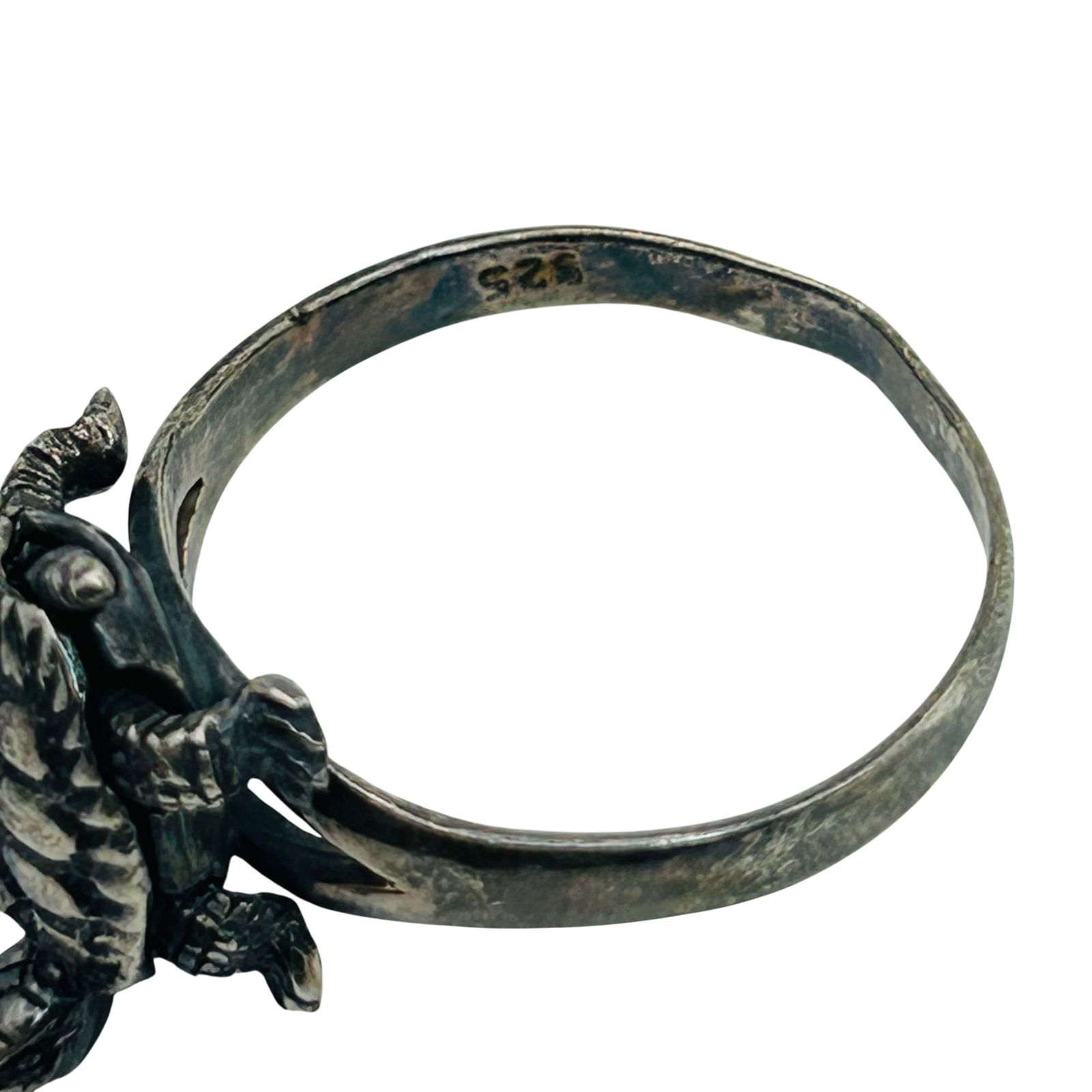 Sterling Moving Turtle Ring. Size 11 - 4