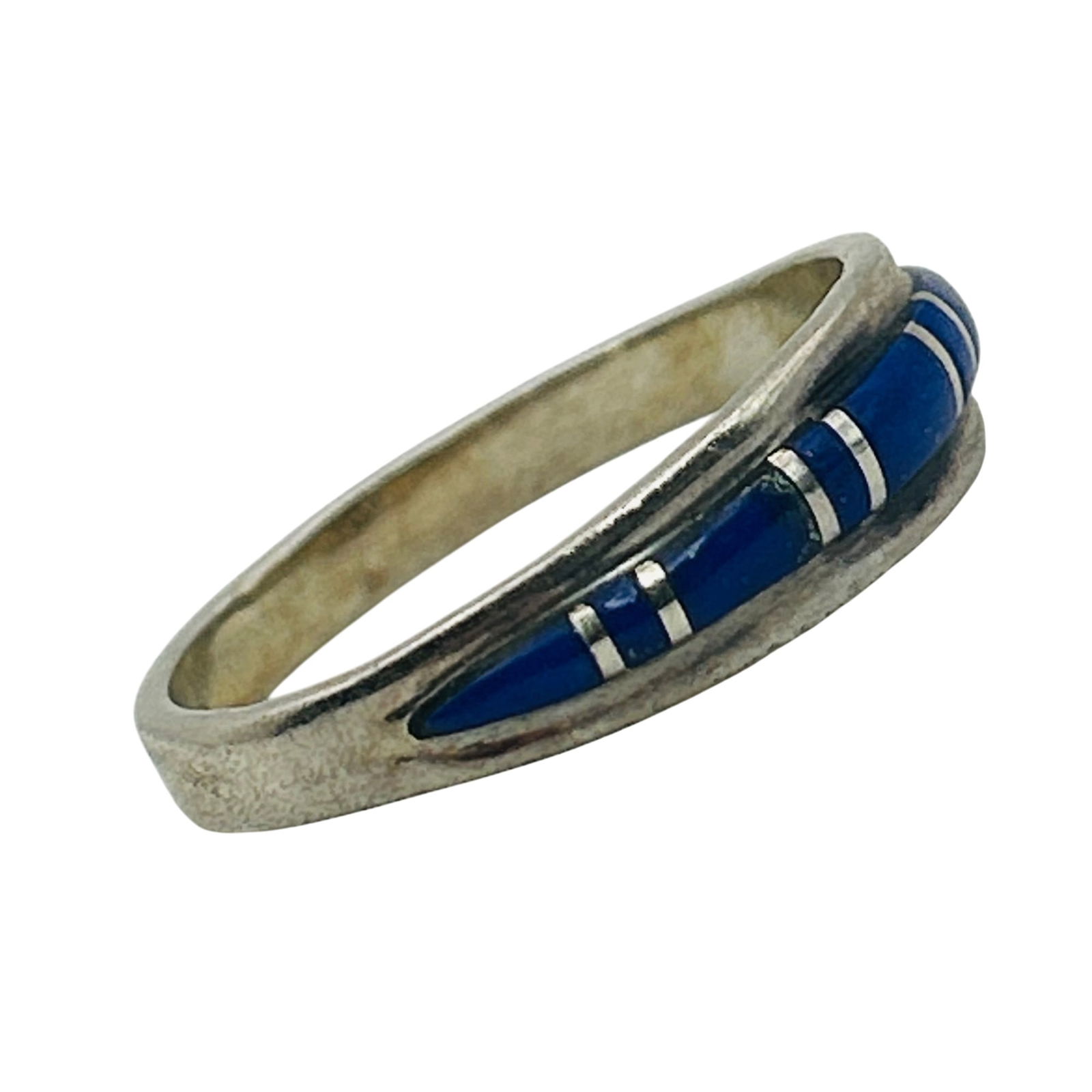Philippines Sterling Lapis Lazuli Ring. Size 9: Philippines Sterling lapis lazuli ring. Size 9. 2.50g