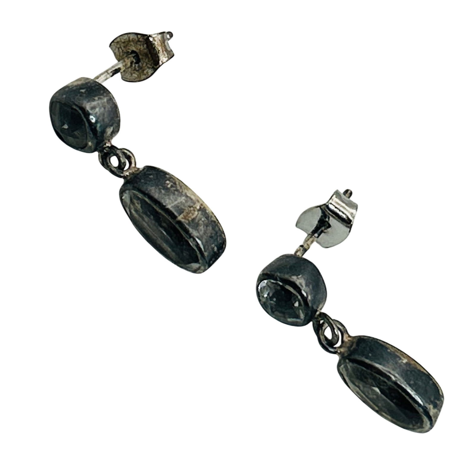 Sterling Spinel Dangle Earrings - 5