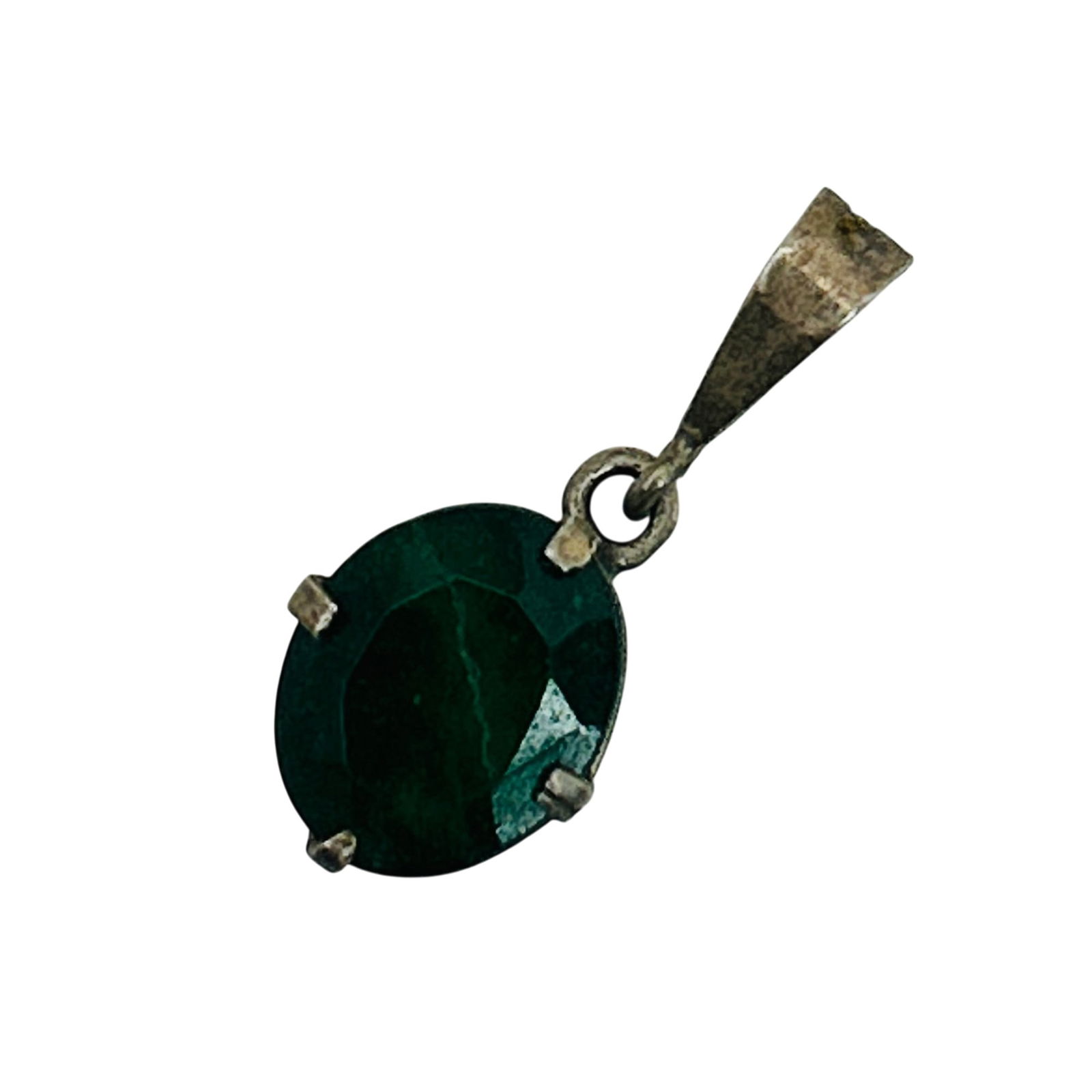 950 Silver Emerald Pendant (1 of 7)
