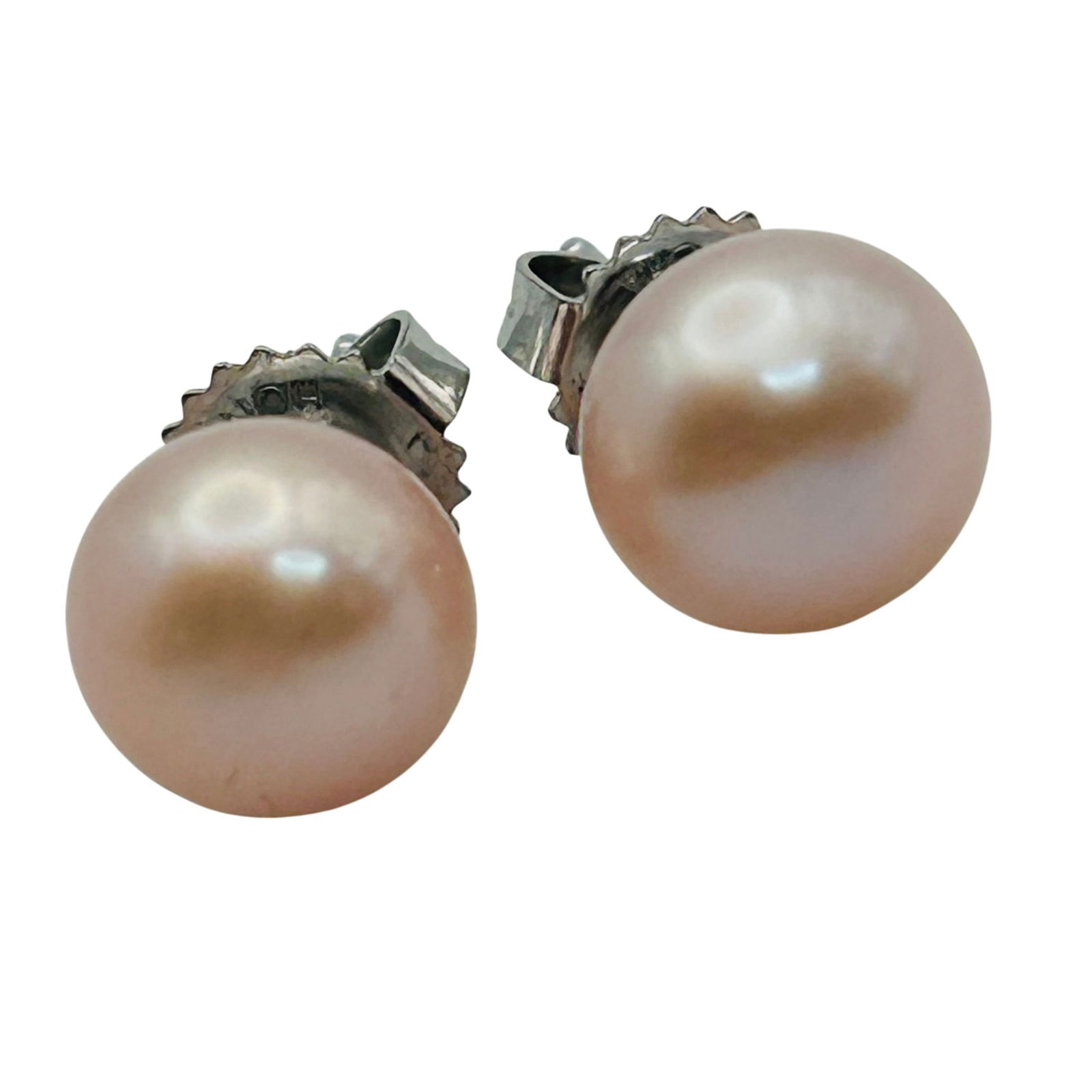 Honora Sterling Pearl Stud Earrings: Honora Sterling pearl stud earrings. 2.20g