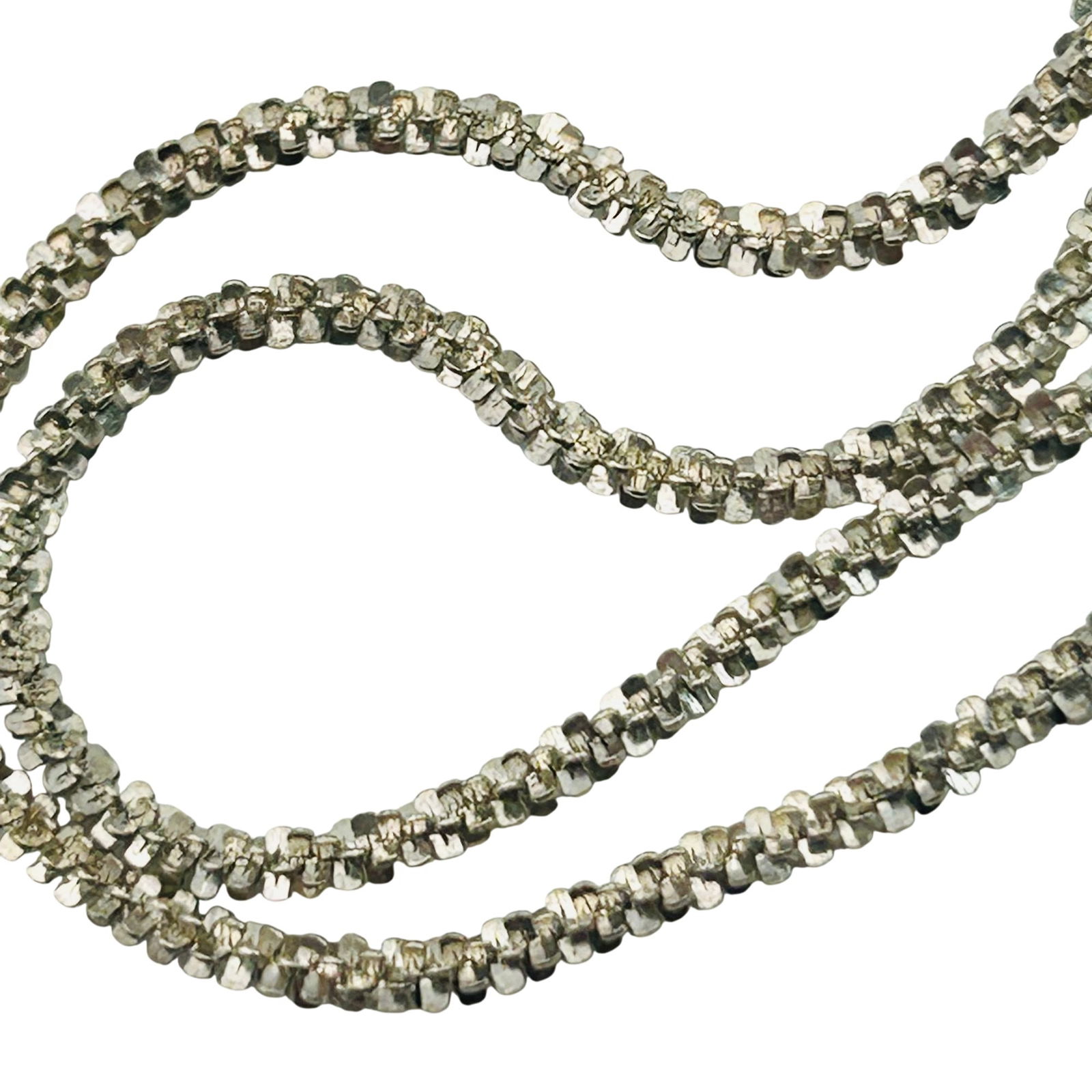 Milor Italy Sterling Chain Necklace: Milor Italy sterling chain necklace. 5.50g