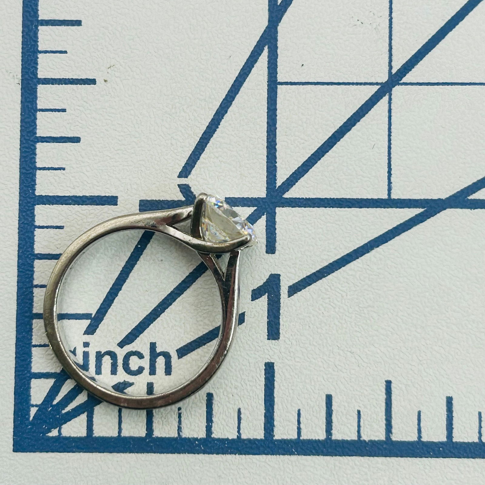 Sterling Iolite Ring. Size 7 - 2