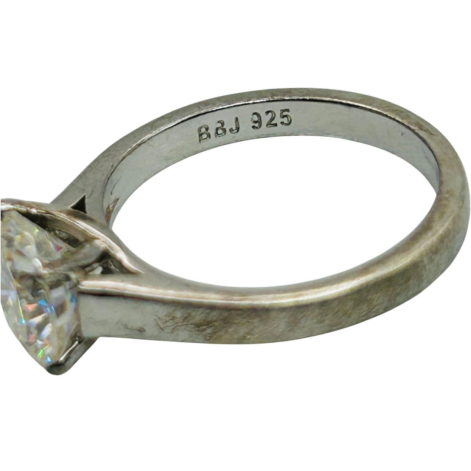 Sterling Iolite Ring. Size 7 - 4