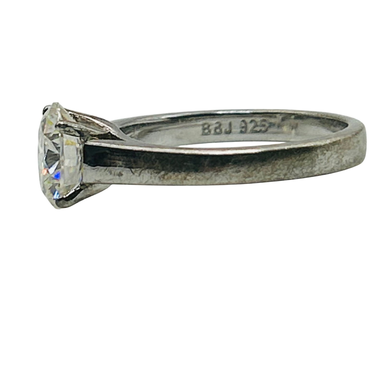 Sterling Iolite Ring. Size 7 - 6