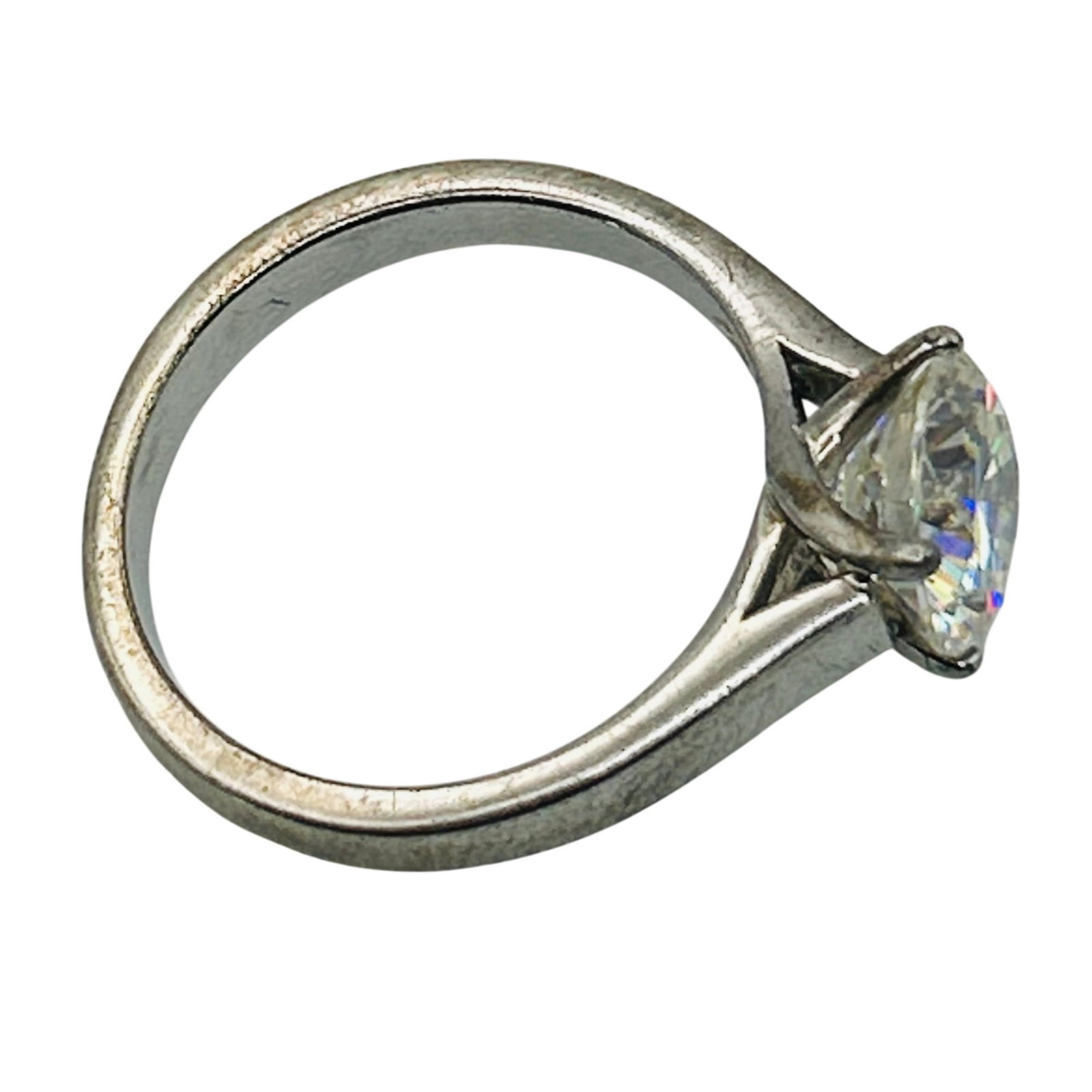 Sterling Iolite Ring. Size 7 - 7