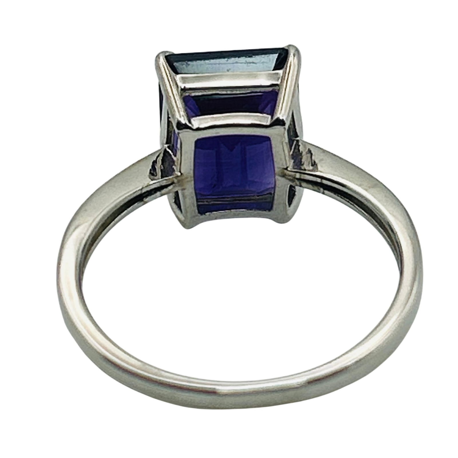 BBJ Sterling Amethyst Ring. Size 9 - 7