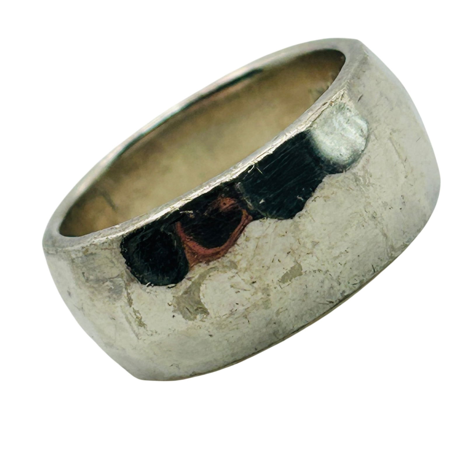 Mexico Sterling Hammered Band. Size 6: Mexico Sterling hammered band. Size 6. 8.30g